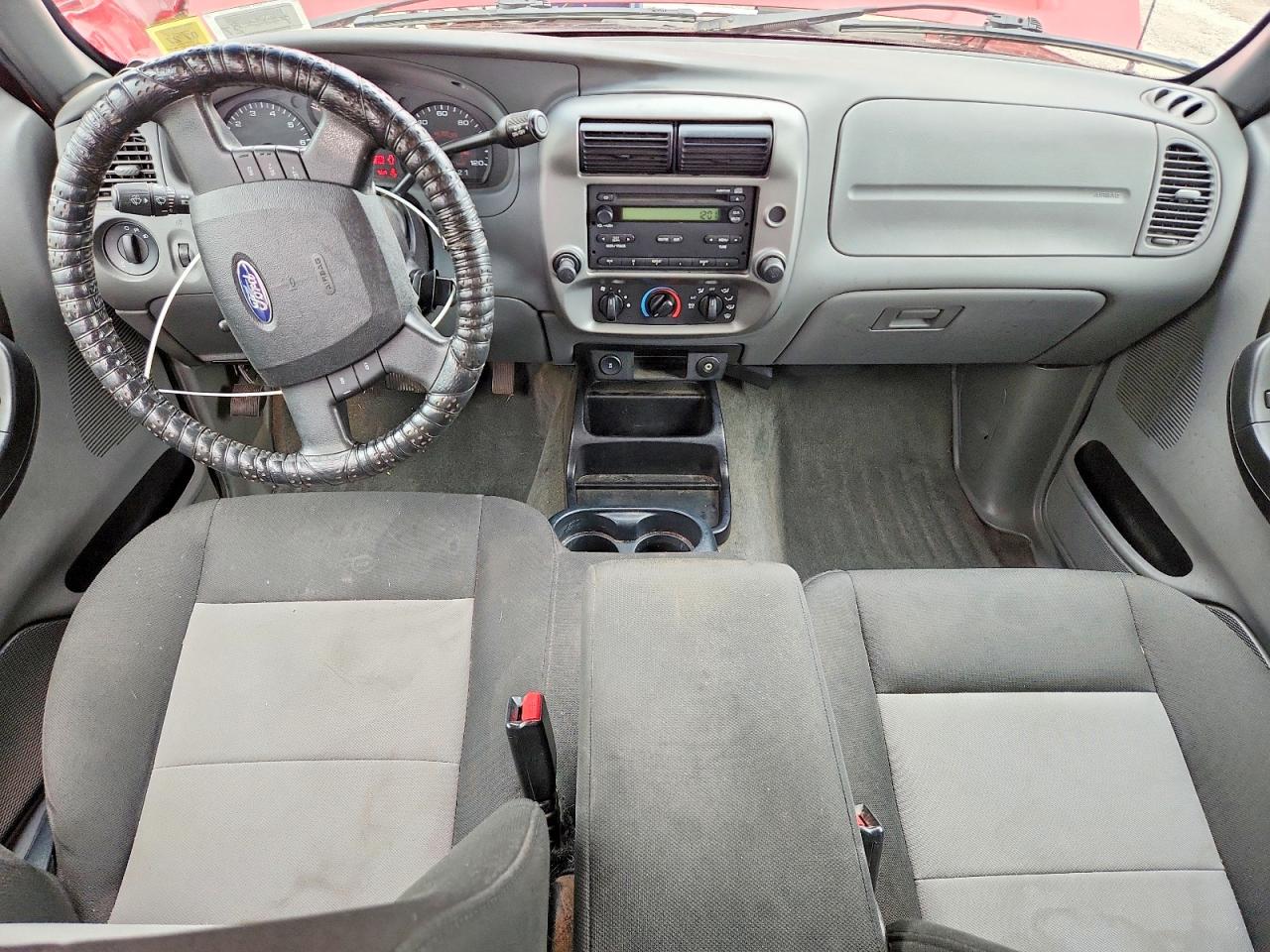 2011 Ford Ranger Super Cab Red vin: 1FTKR4EE7BPB09415