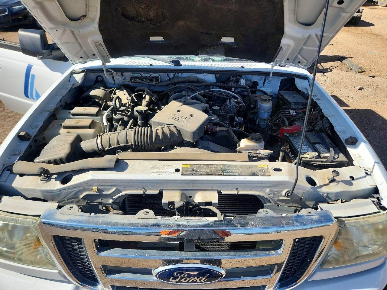 2011 Ford Ranger Super Cab White vin: 1FTKR4EE8BPA74934