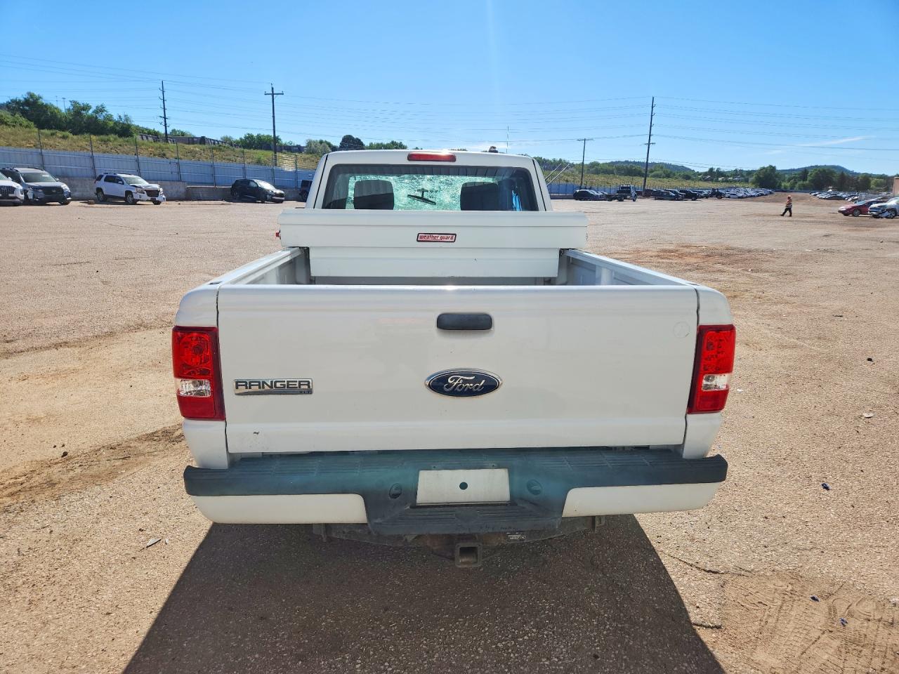 2011 Ford Ranger Super Cab White vin: 1FTKR4EE8BPA74934