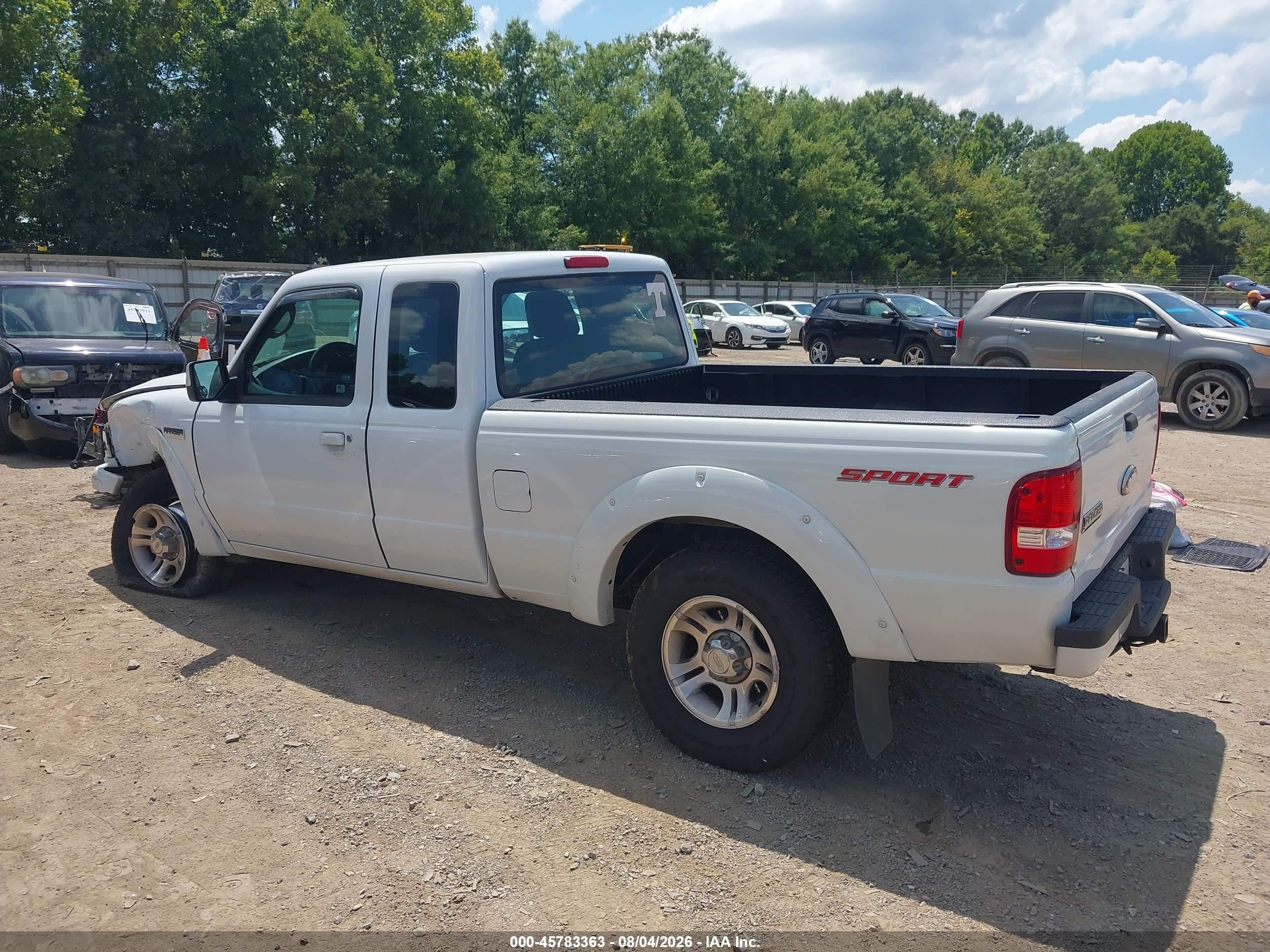 2011 Ford Ranger Sport Белый vin: 1FTKR4EE8BPA86727