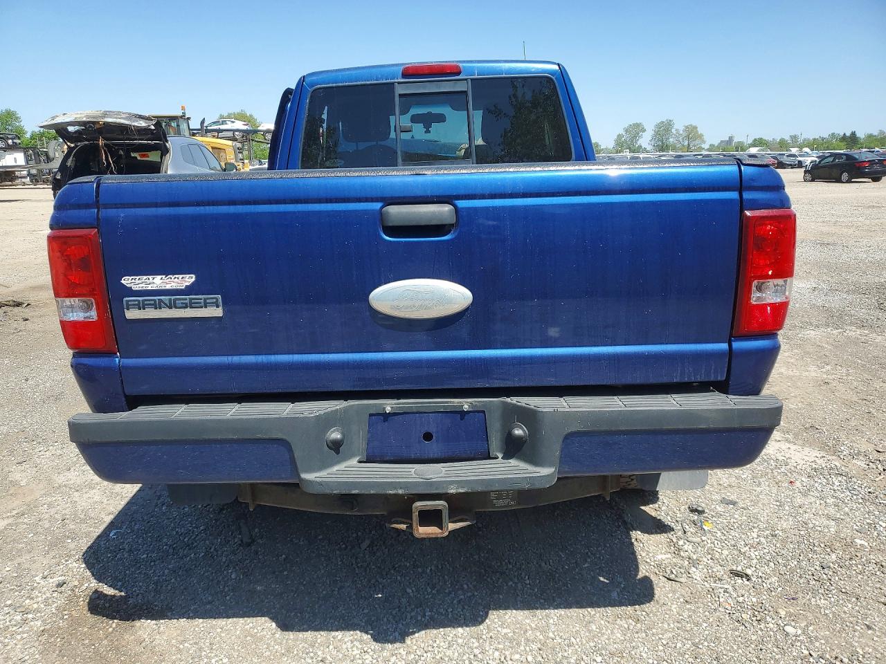 2011 Ford Ranger Super Cab Blue vin: 1FTKR4EE8BPB11965