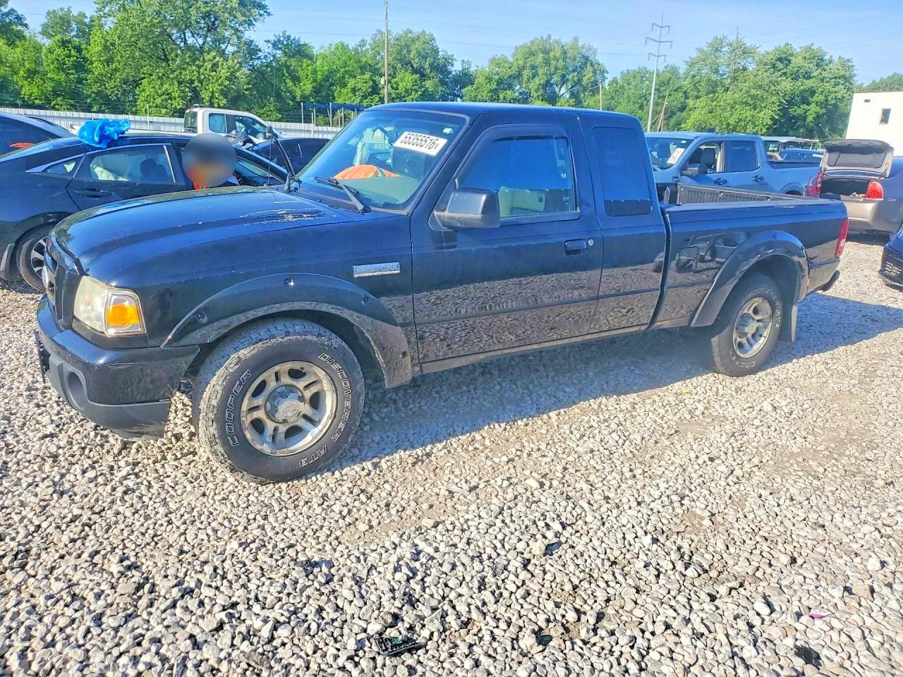 2010 Ford Ranger Super Cab Черный vin: 1FTKR4EE9APA02283
