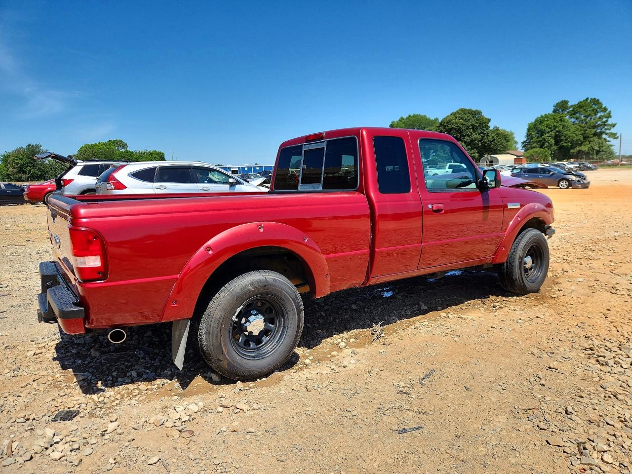2010 Ford Ranger Super Cab Красный vin: 1FTKR4EE9APA17804