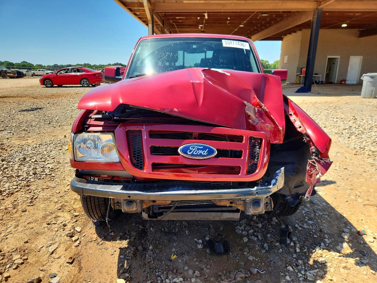 2010 Ford Ranger Super Cab Красный vin: 1FTKR4EE9APA17804