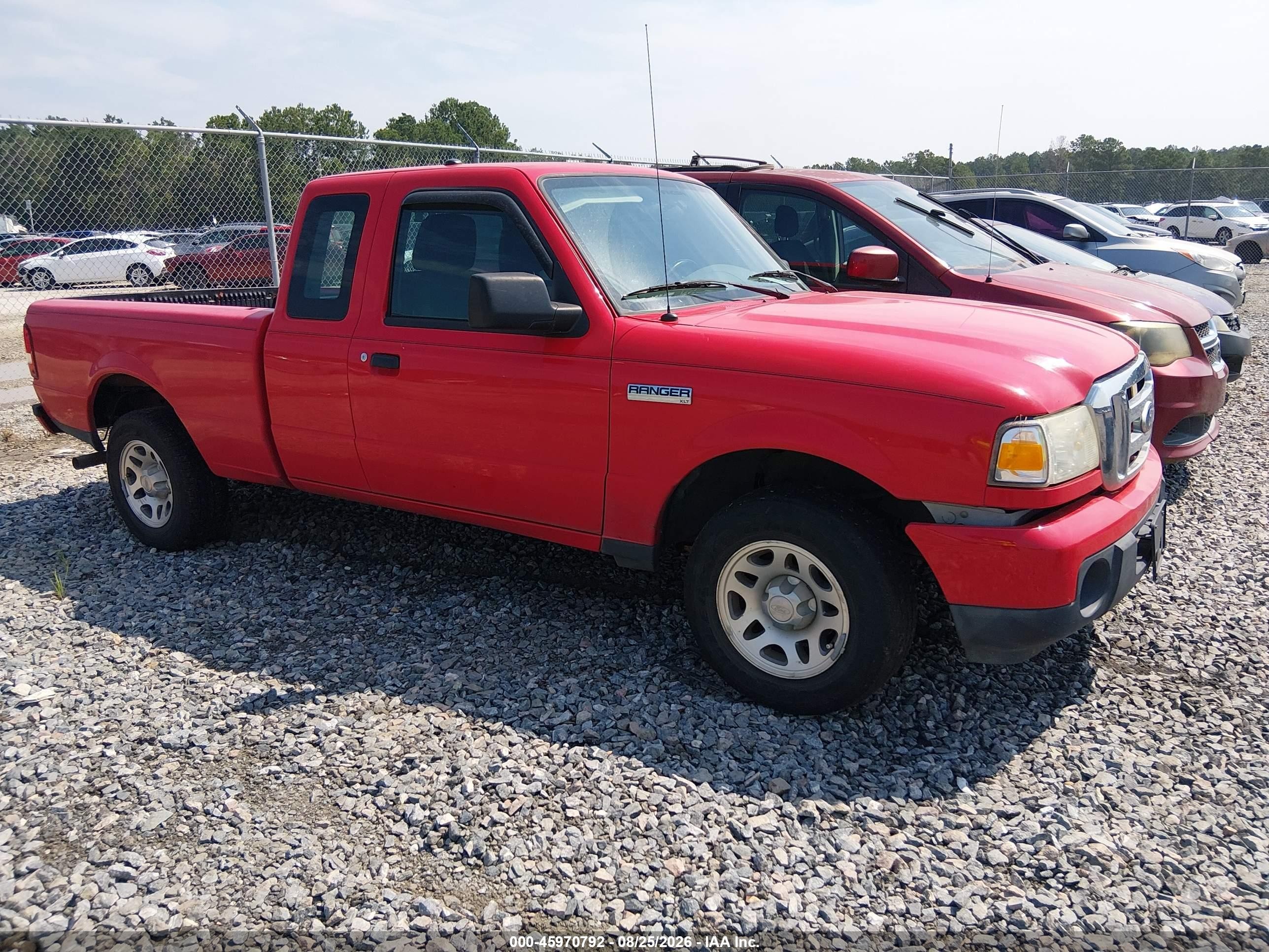 2010 Ford Ranger Sport/xlt Красный vin: 1FTKR4EE9APA73368