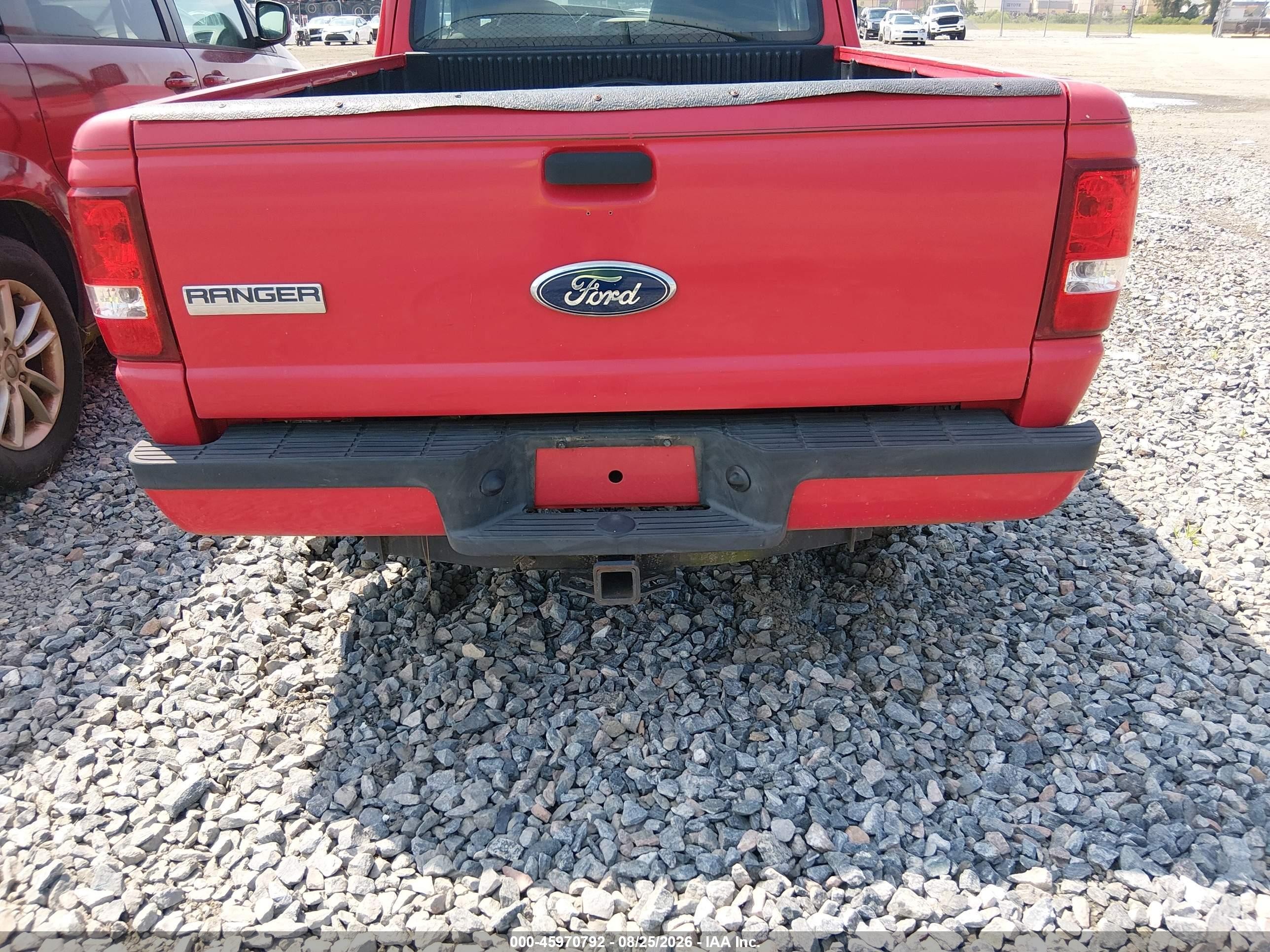 2010 Ford Ranger Sport/xlt Красный vin: 1FTKR4EE9APA73368