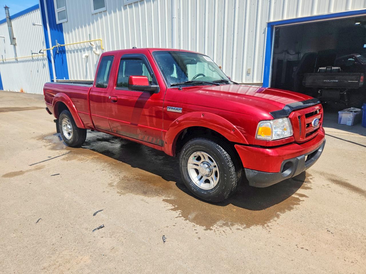 2010 Ford Ranger Super Cab Красный vin: 1FTKR4EE9APA74908