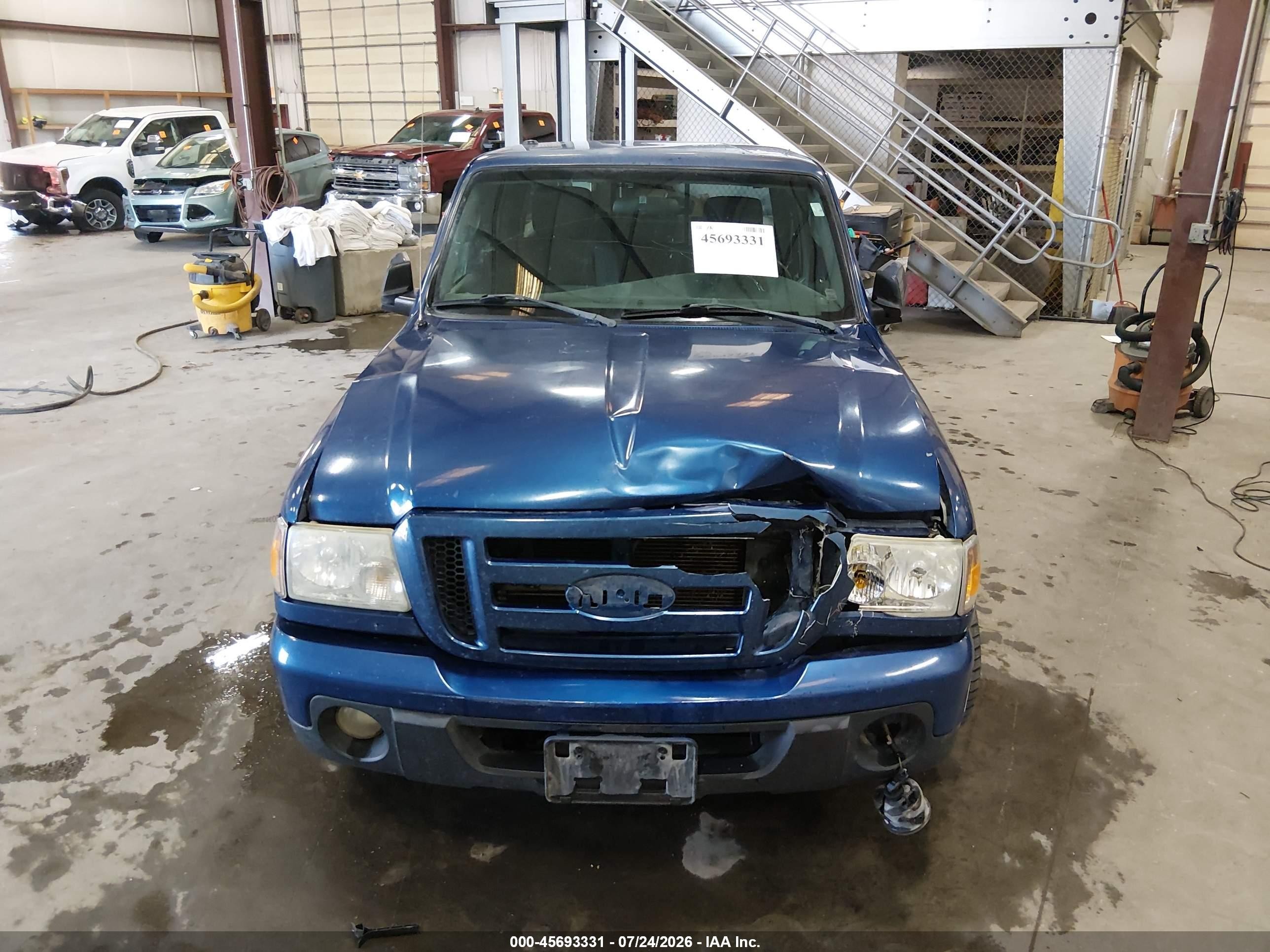 2011 Ford Ranger Sport Blue vin: 1FTKR4EE9BPA90091