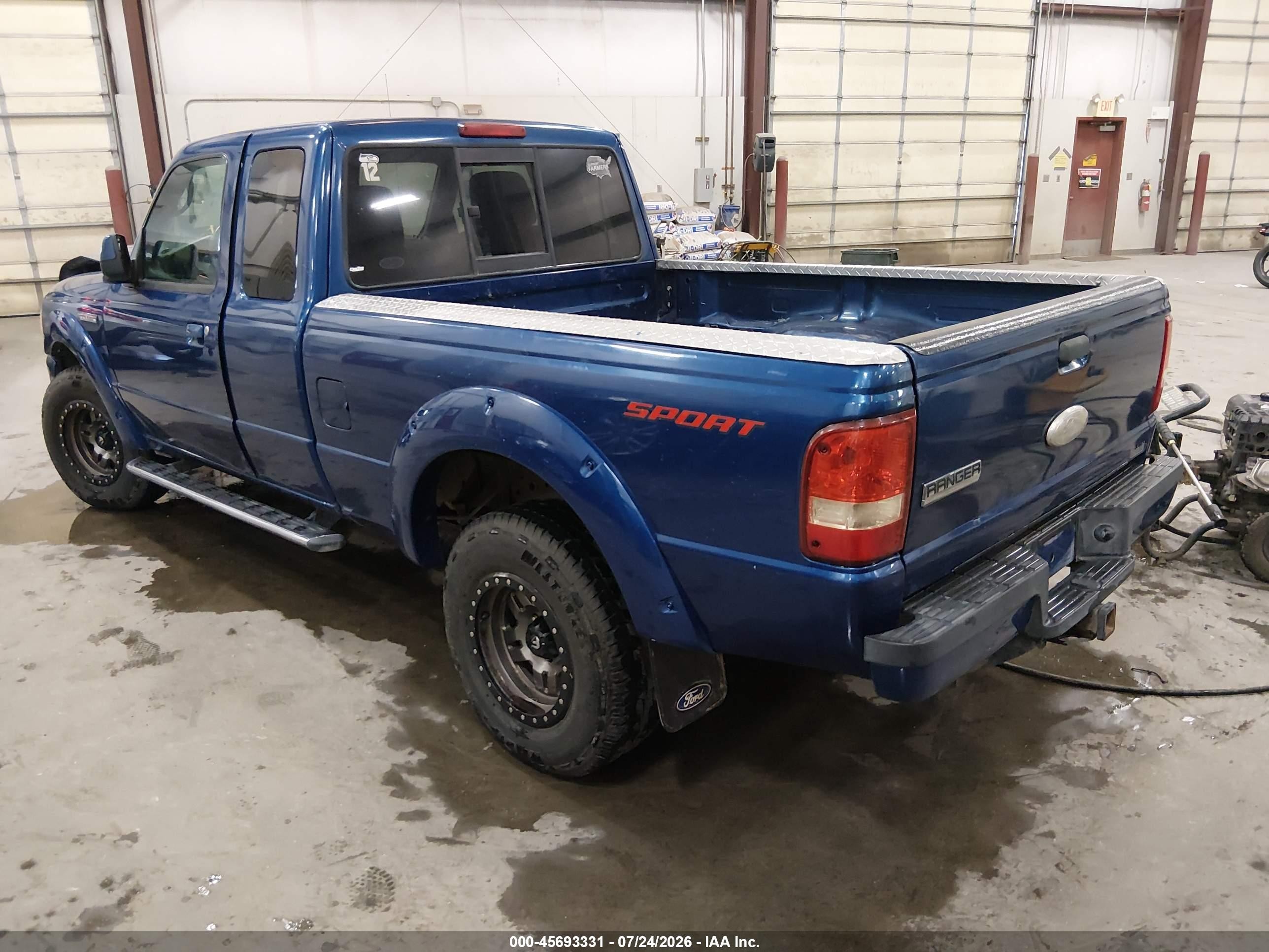 2011 Ford Ranger Sport Blue vin: 1FTKR4EE9BPA90091