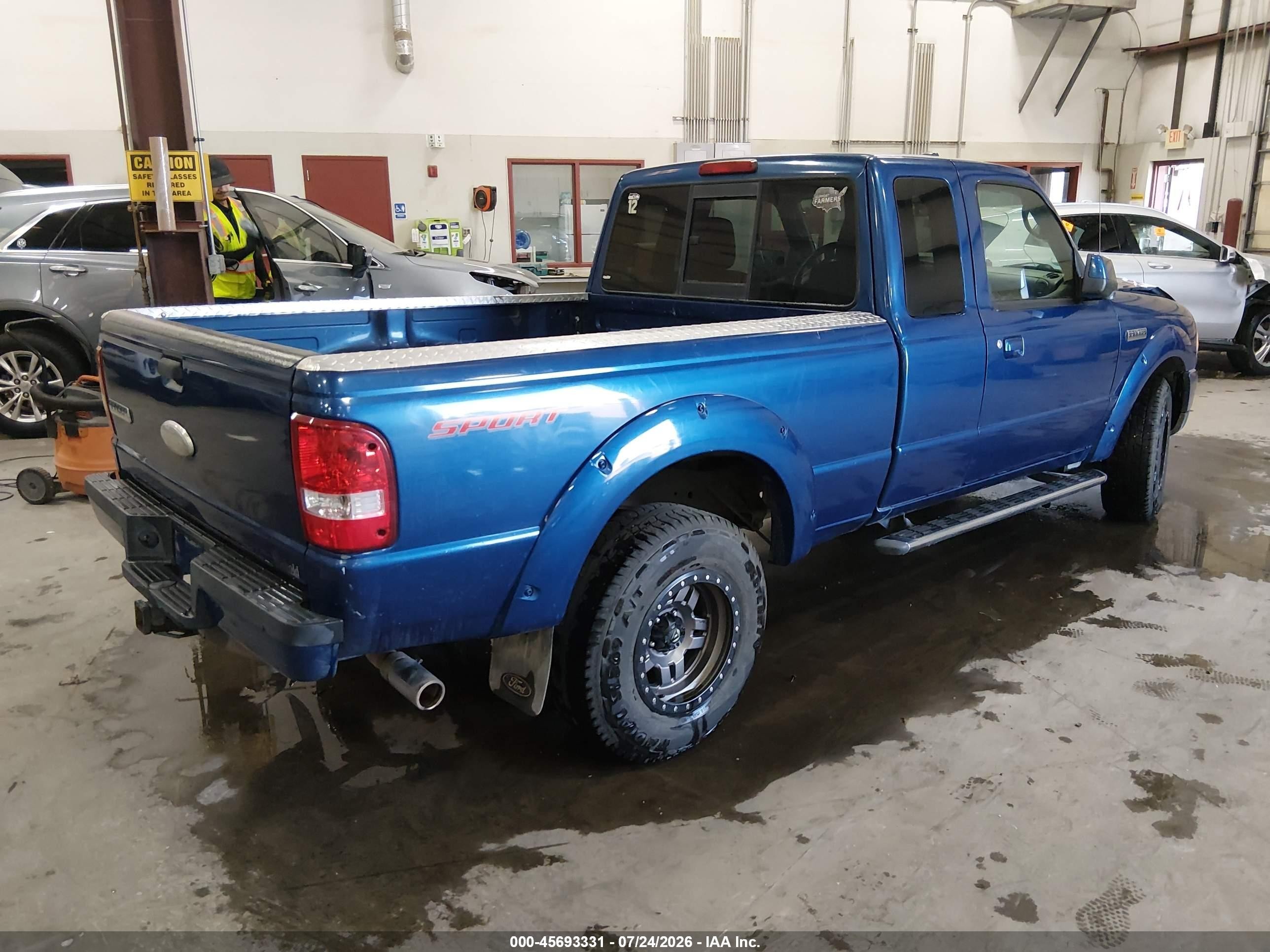 2011 Ford Ranger Sport Blue vin: 1FTKR4EE9BPA90091