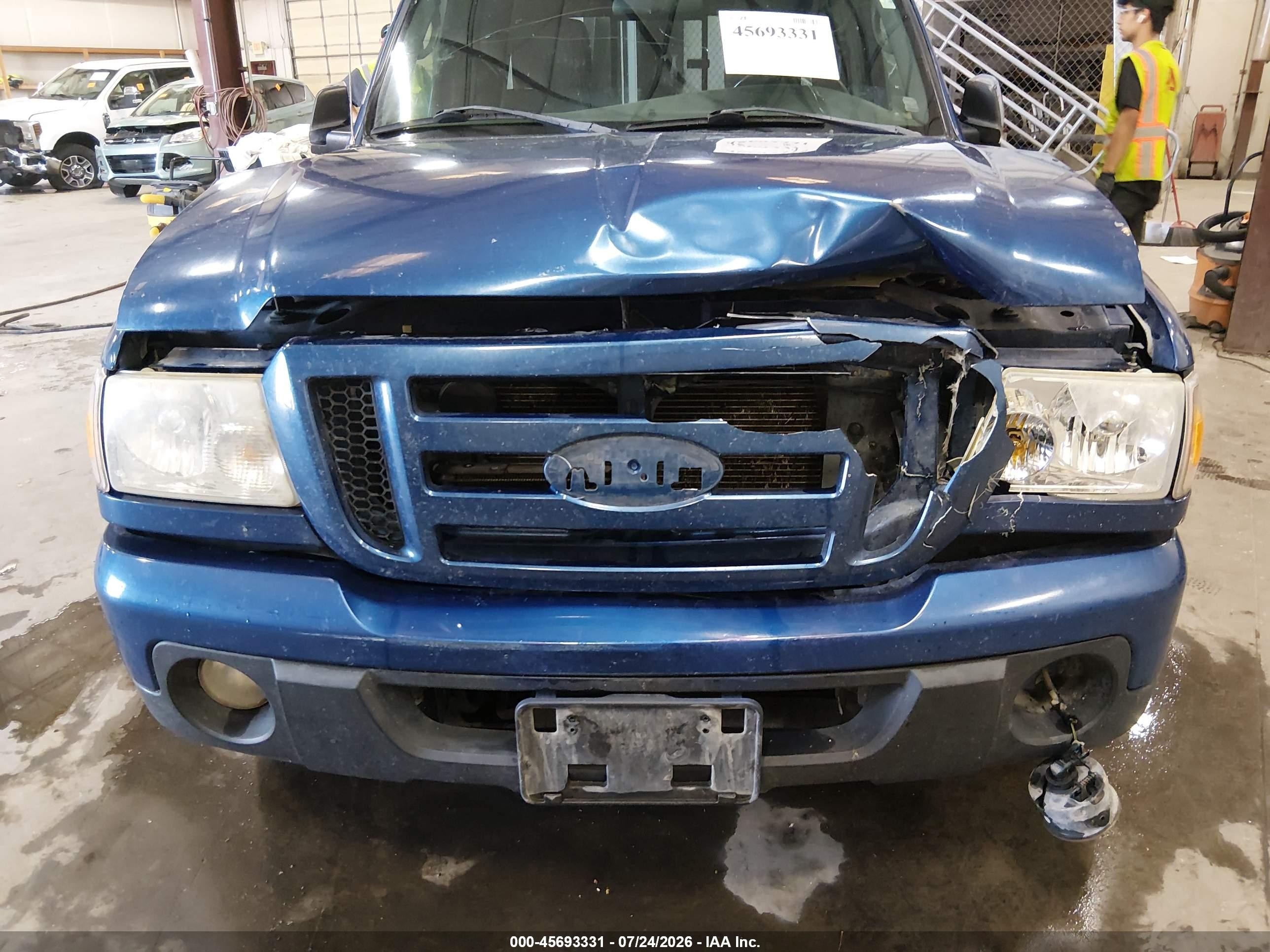 2011 Ford Ranger Sport Blue vin: 1FTKR4EE9BPA90091