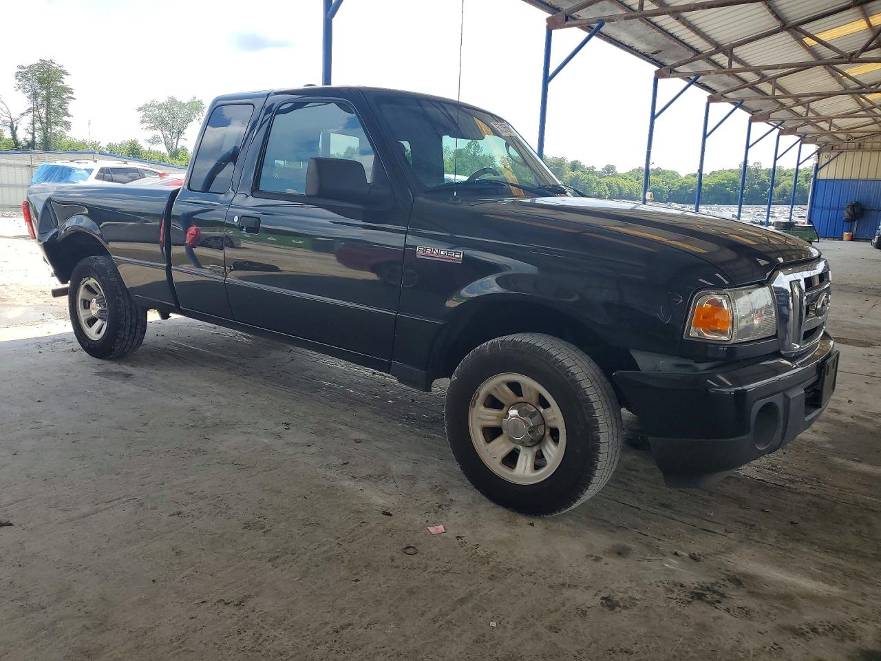 2011 Ford Ranger Super Cab Black vin: 1FTKR4EE9BPA90799