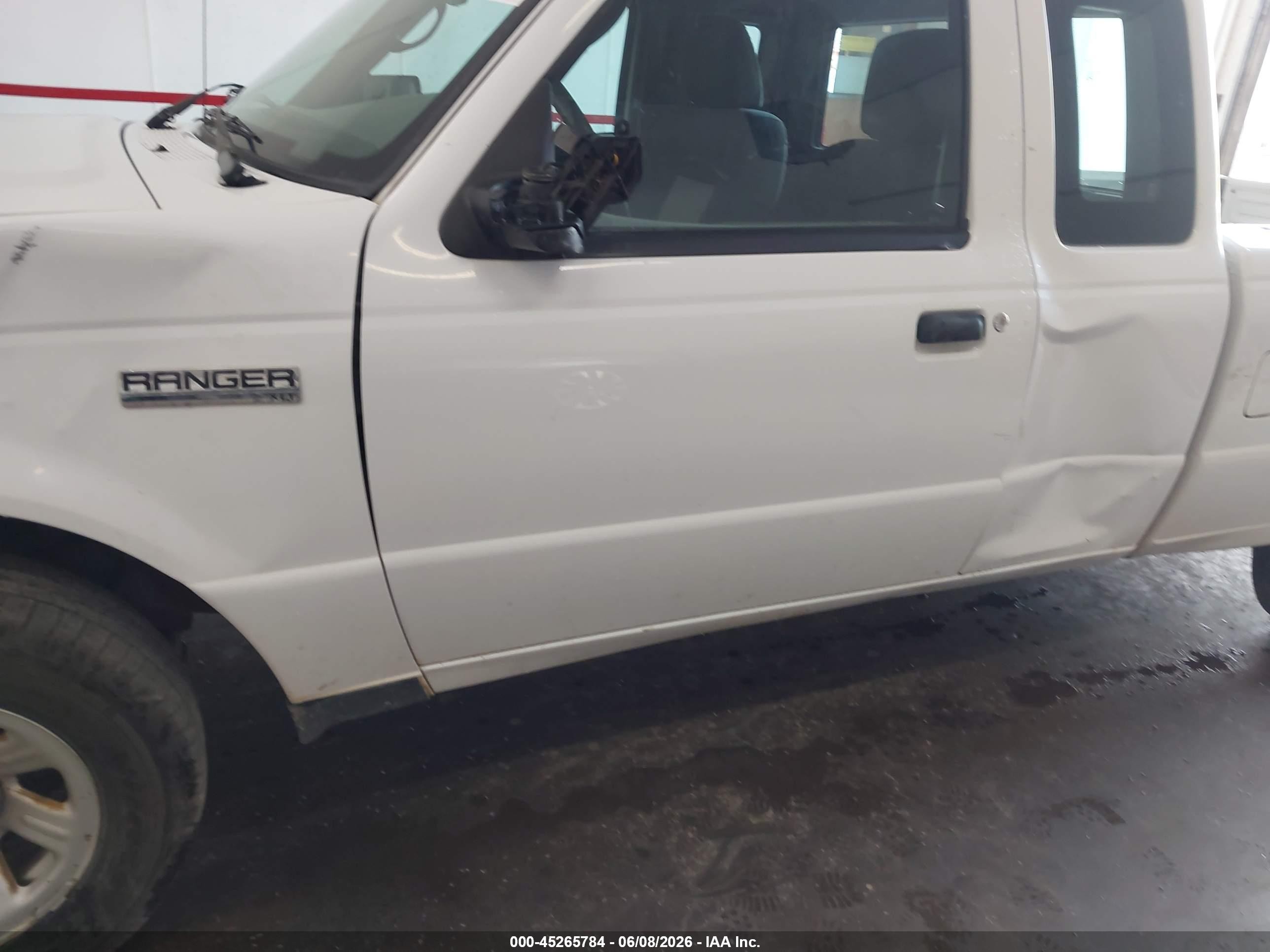 2010 Ford Ranger Sport/xlt White vin: 1FTKR4EEXAPA02616