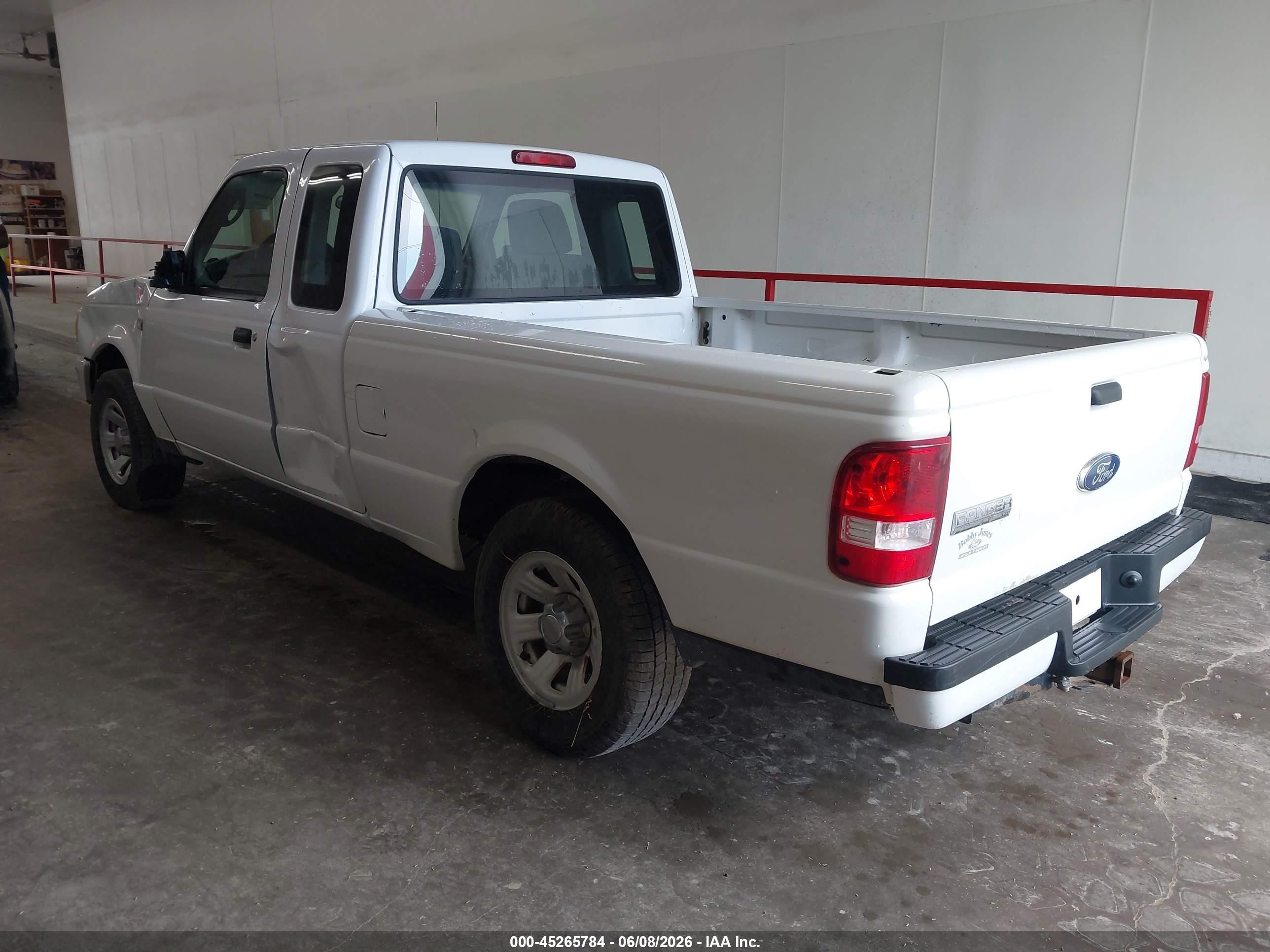 2010 Ford Ranger Sport/xlt White vin: 1FTKR4EEXAPA02616