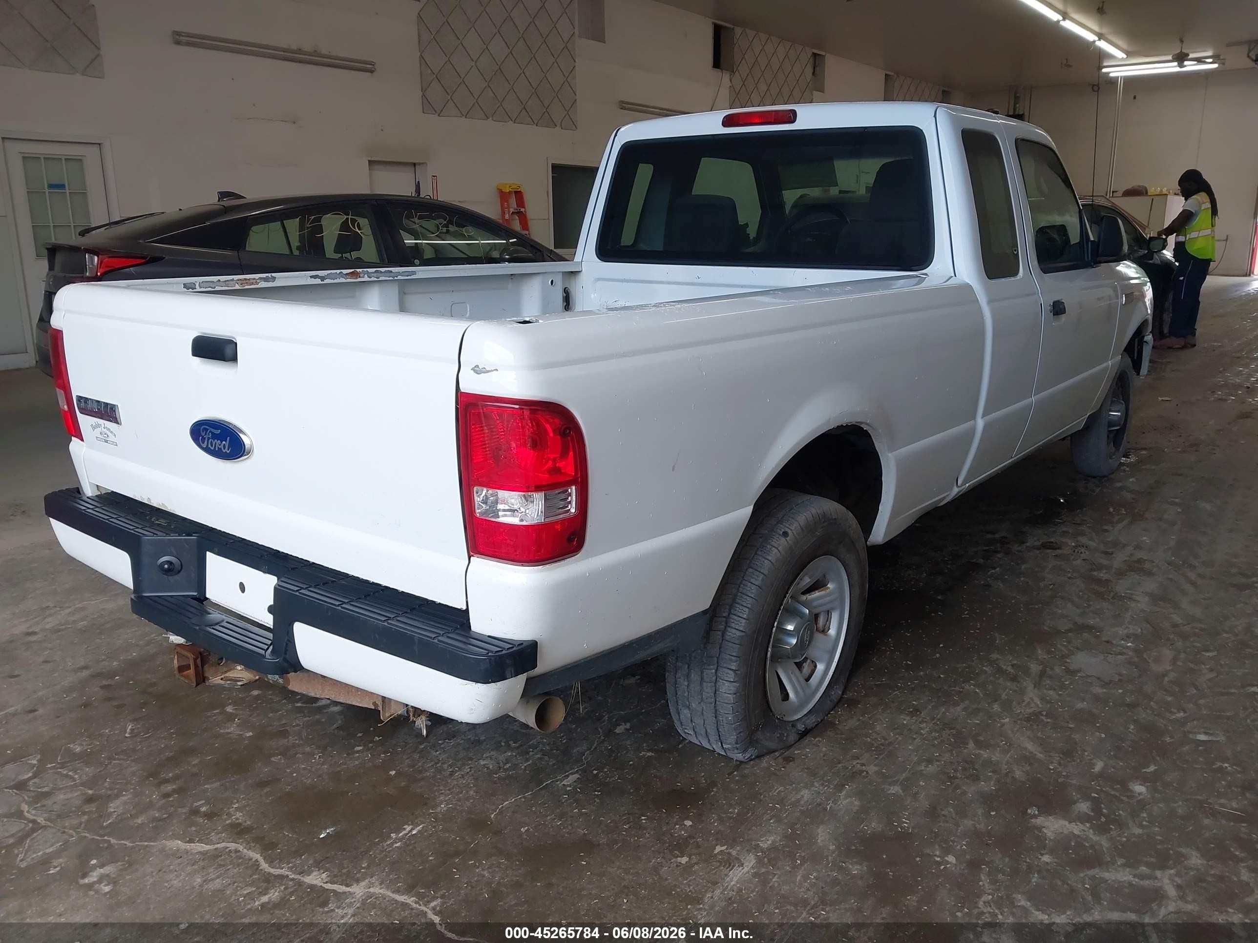 2010 Ford Ranger Sport/xlt White vin: 1FTKR4EEXAPA02616