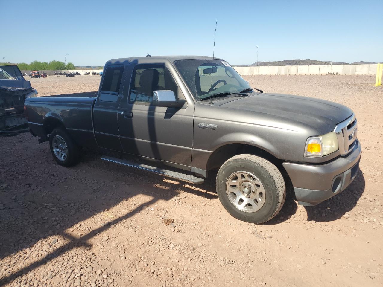 2010 Ford Ranger Super Cab Gray vin: 1FTKR4EEXAPA38225
