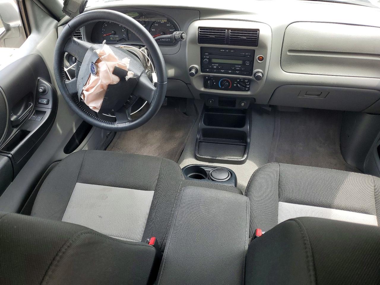 2010 Ford Ranger Super Cab White vin: 1FTKR4EEXAPA75372