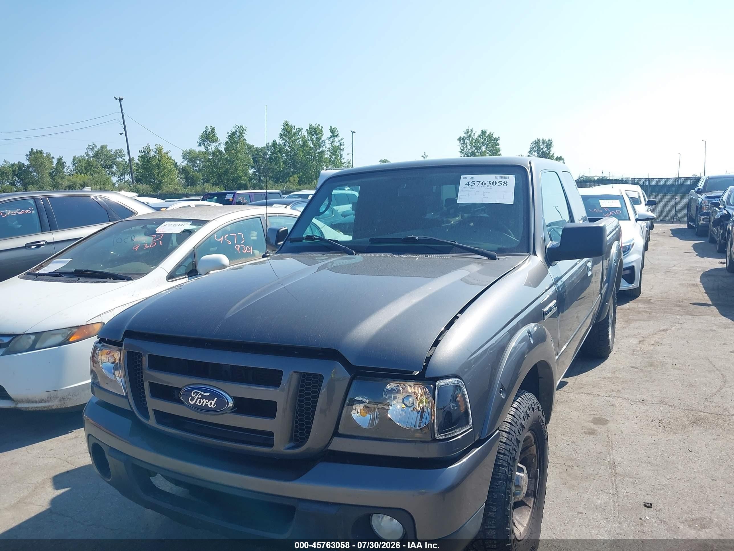 2011 Ford Ranger Sport Серый vin: 1FTKR4EEXBPA34077