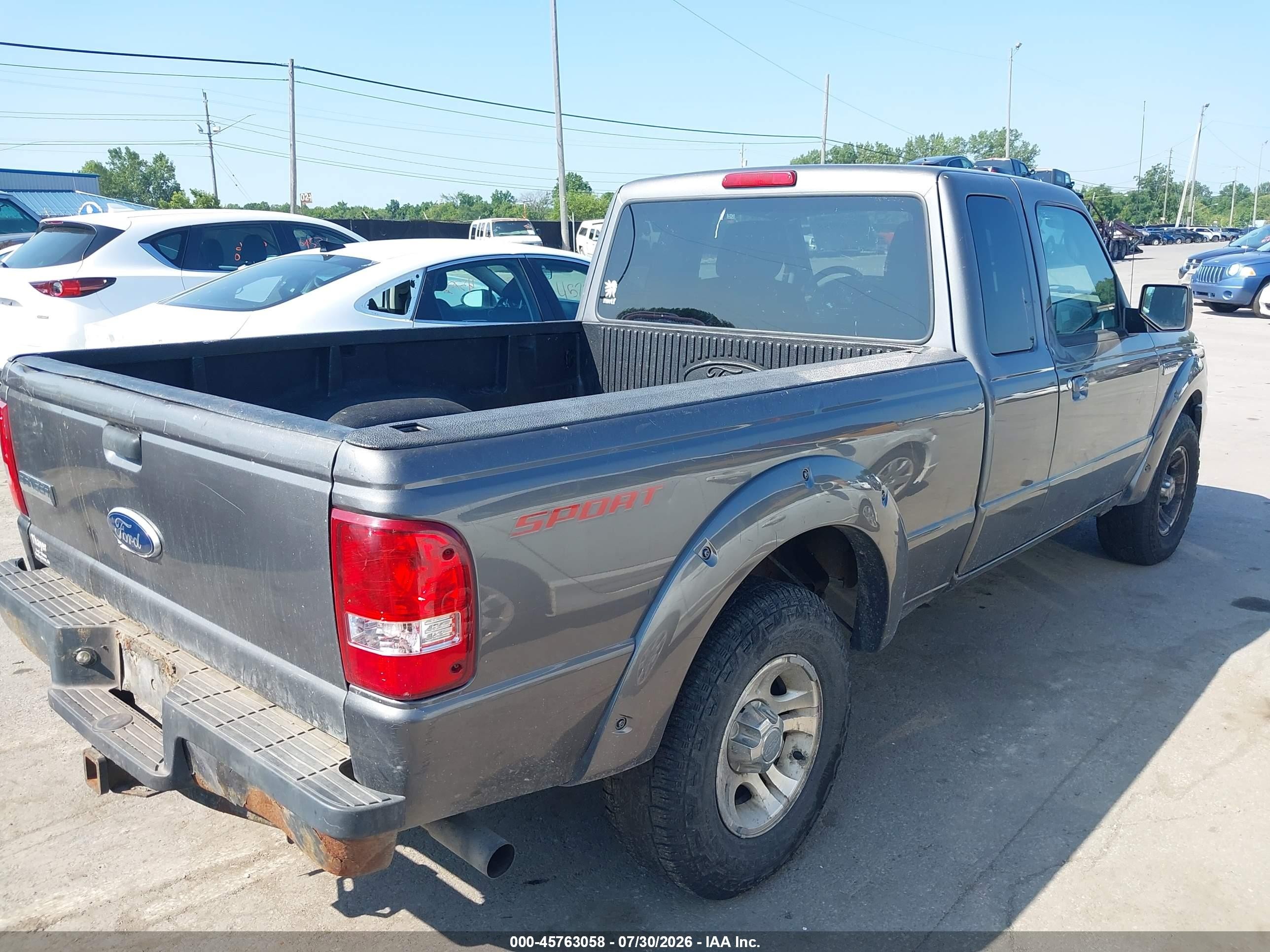 2011 Ford Ranger Sport Серый vin: 1FTKR4EEXBPA34077