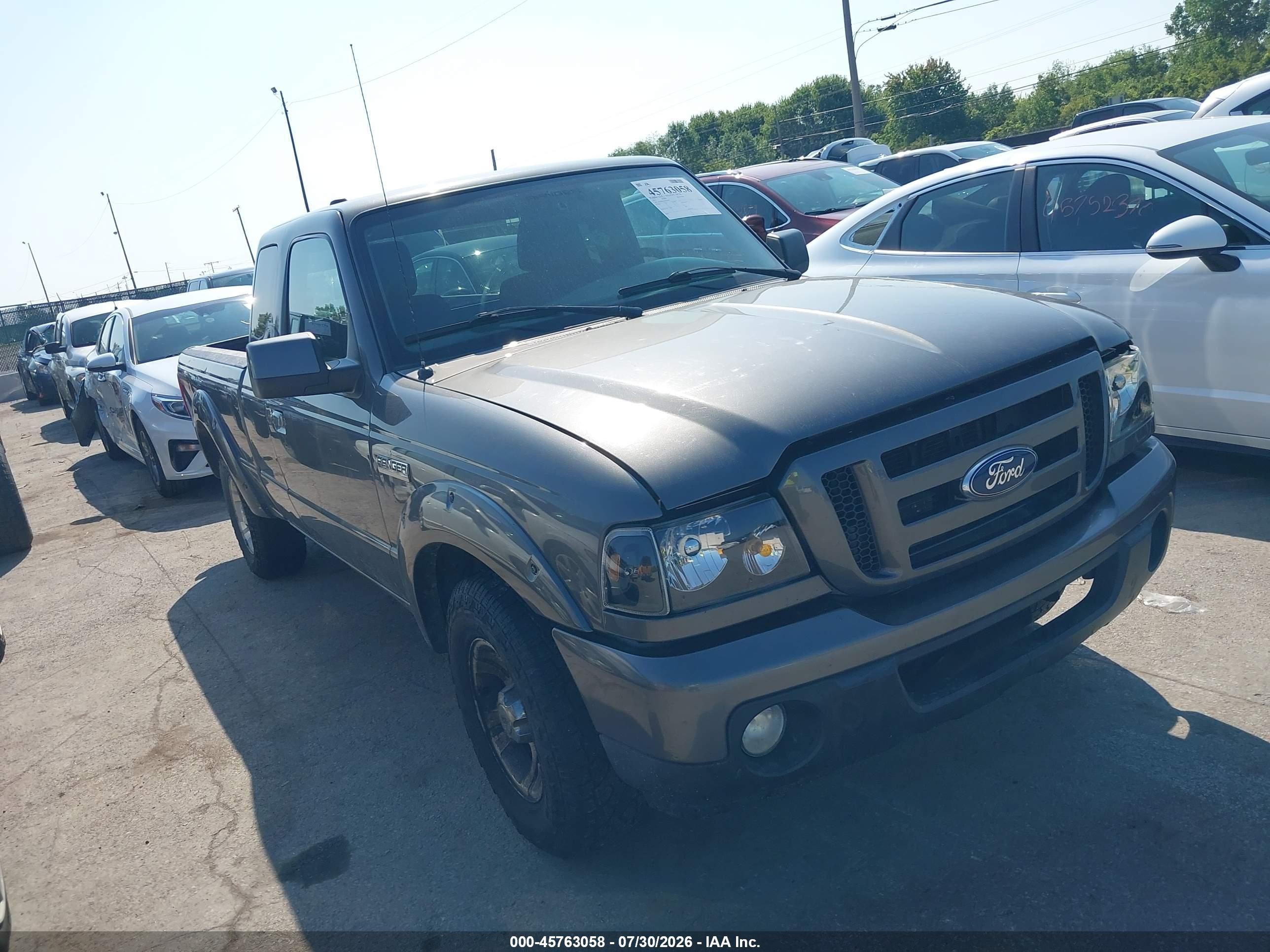 2011 Ford Ranger Sport Gray vin: 1FTKR4EEXBPA34077