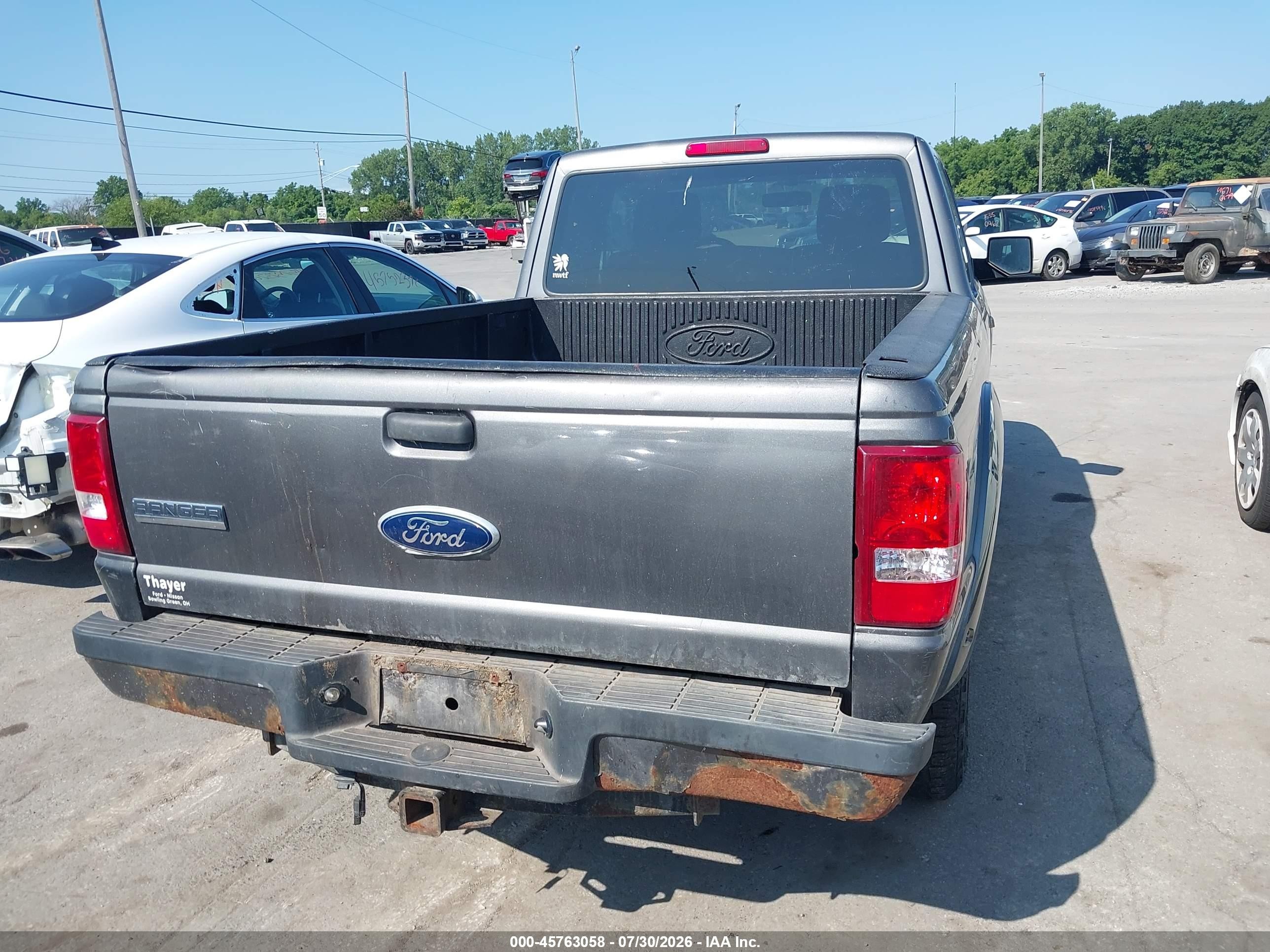 2011 Ford Ranger Sport Серый vin: 1FTKR4EEXBPA34077