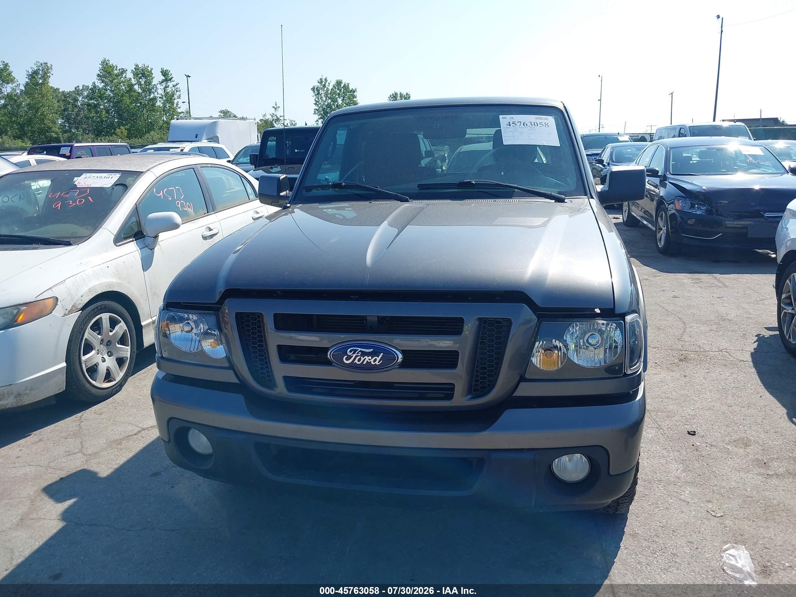 2011 Ford Ranger Sport Серый vin: 1FTKR4EEXBPA34077
