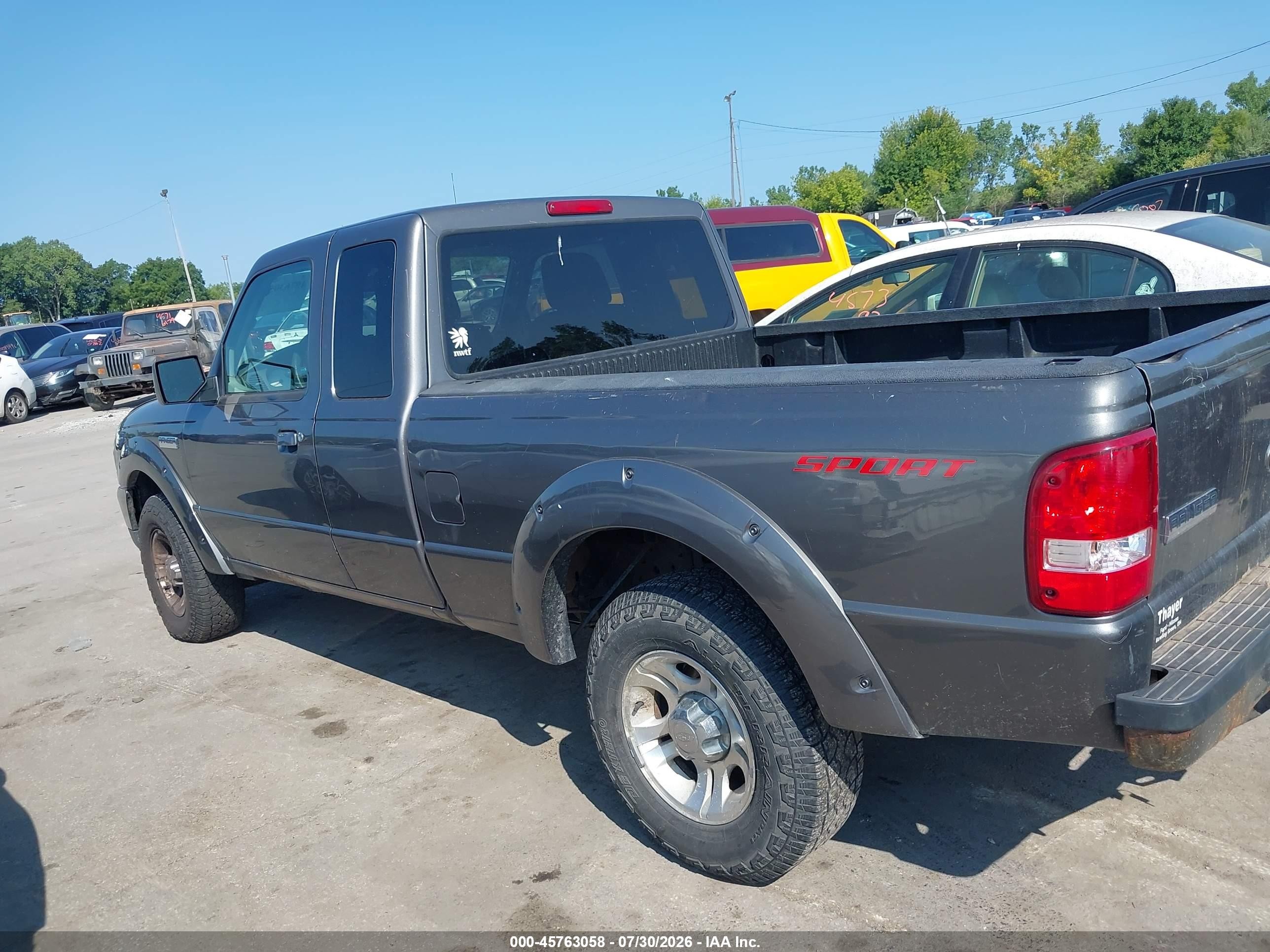 2011 Ford Ranger Sport Серый vin: 1FTKR4EEXBPA34077