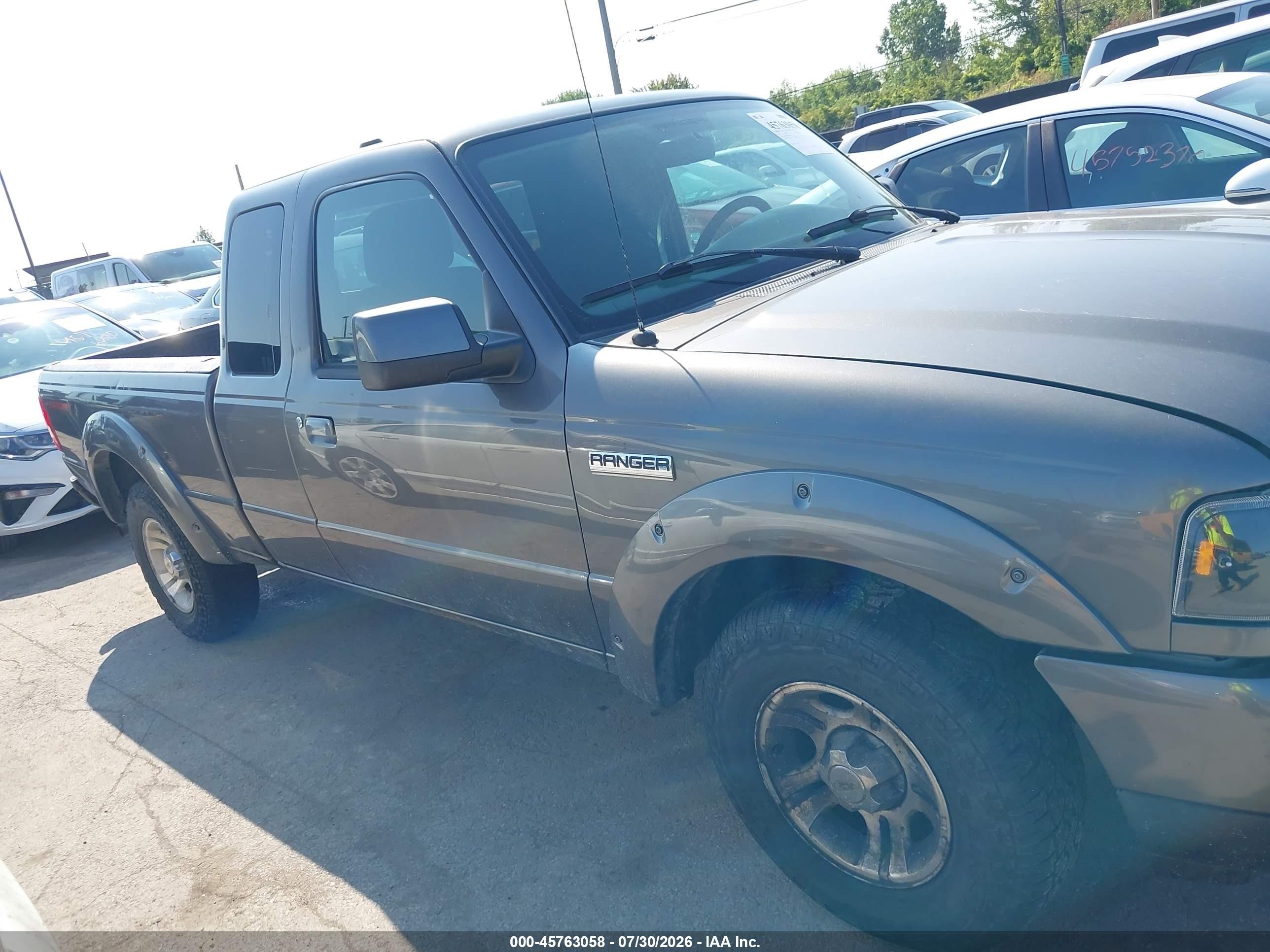 2011 Ford Ranger Sport Серый vin: 1FTKR4EEXBPA34077