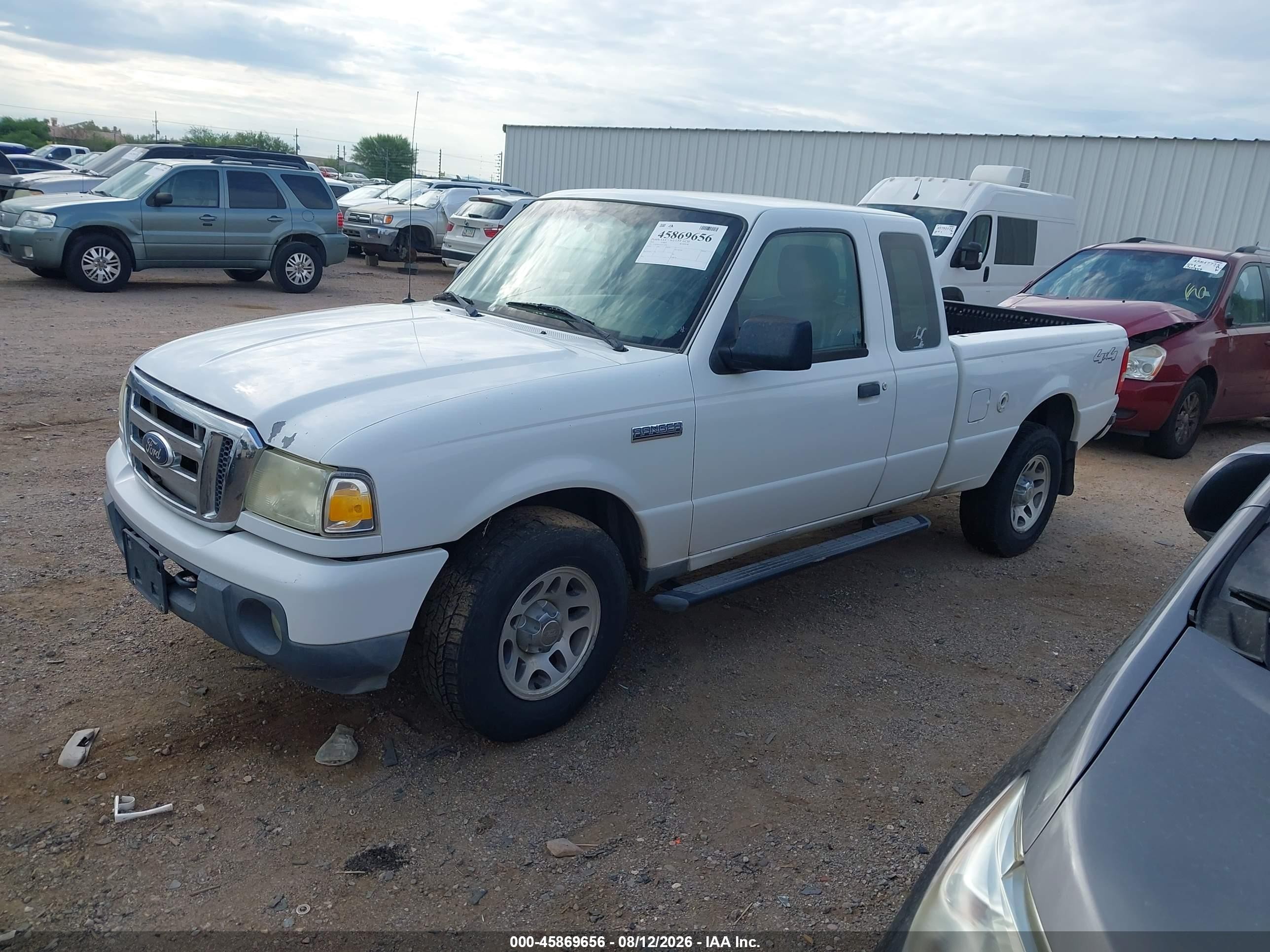 2010 Ford Ranger Sport/xlt White vin: 1FTKR4FE4APA71820