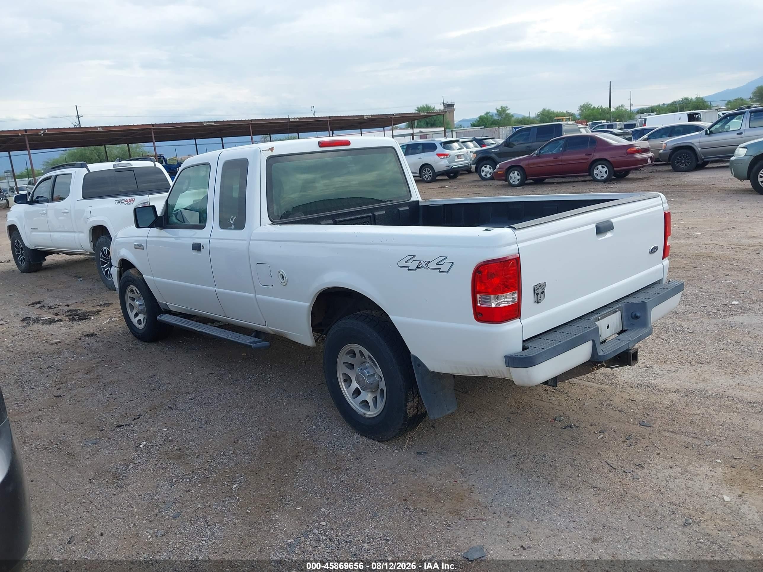 2010 Ford Ranger Sport/xlt White vin: 1FTKR4FE4APA71820