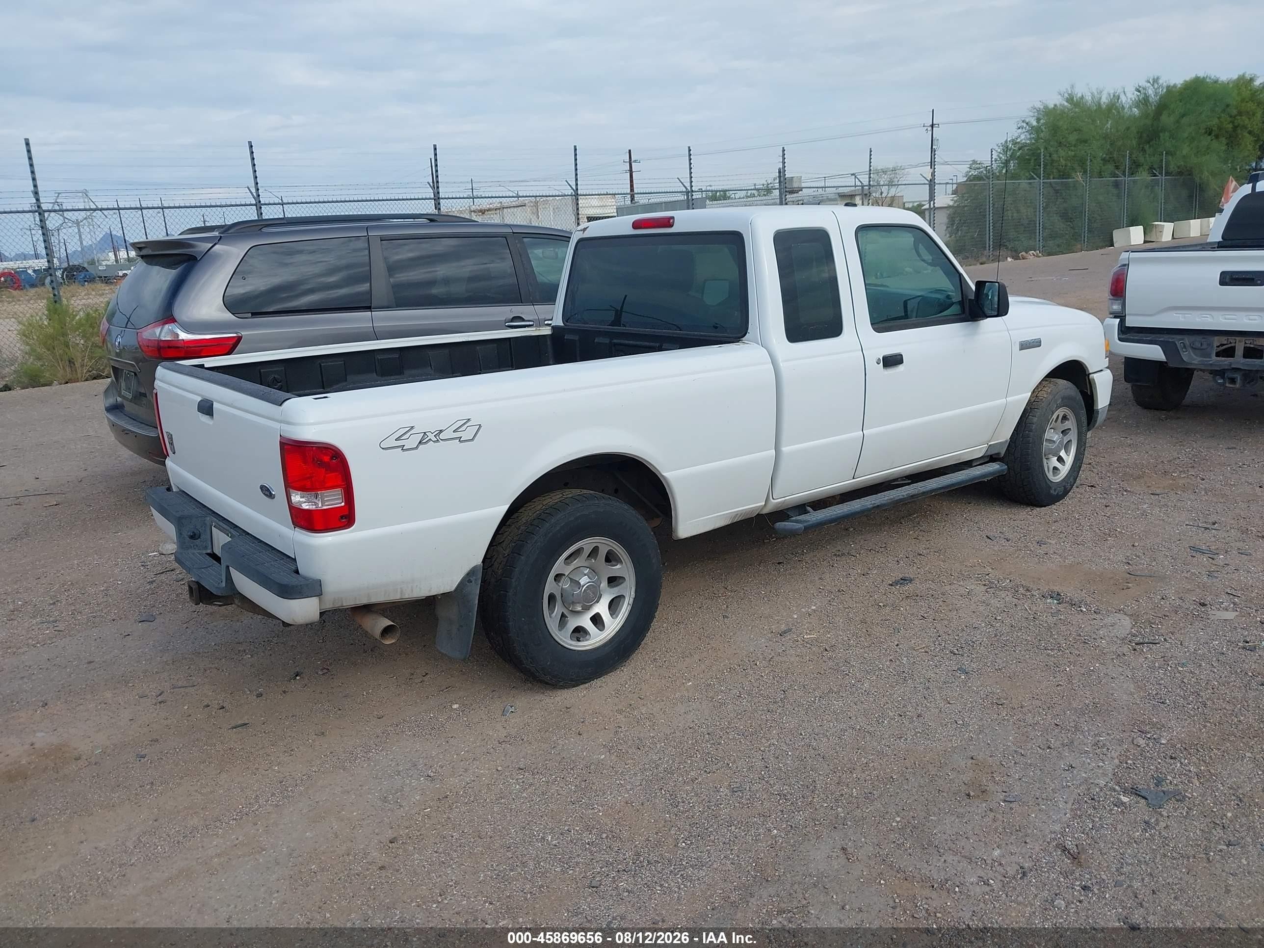 2010 Ford Ranger Sport/xlt White vin: 1FTKR4FE4APA71820