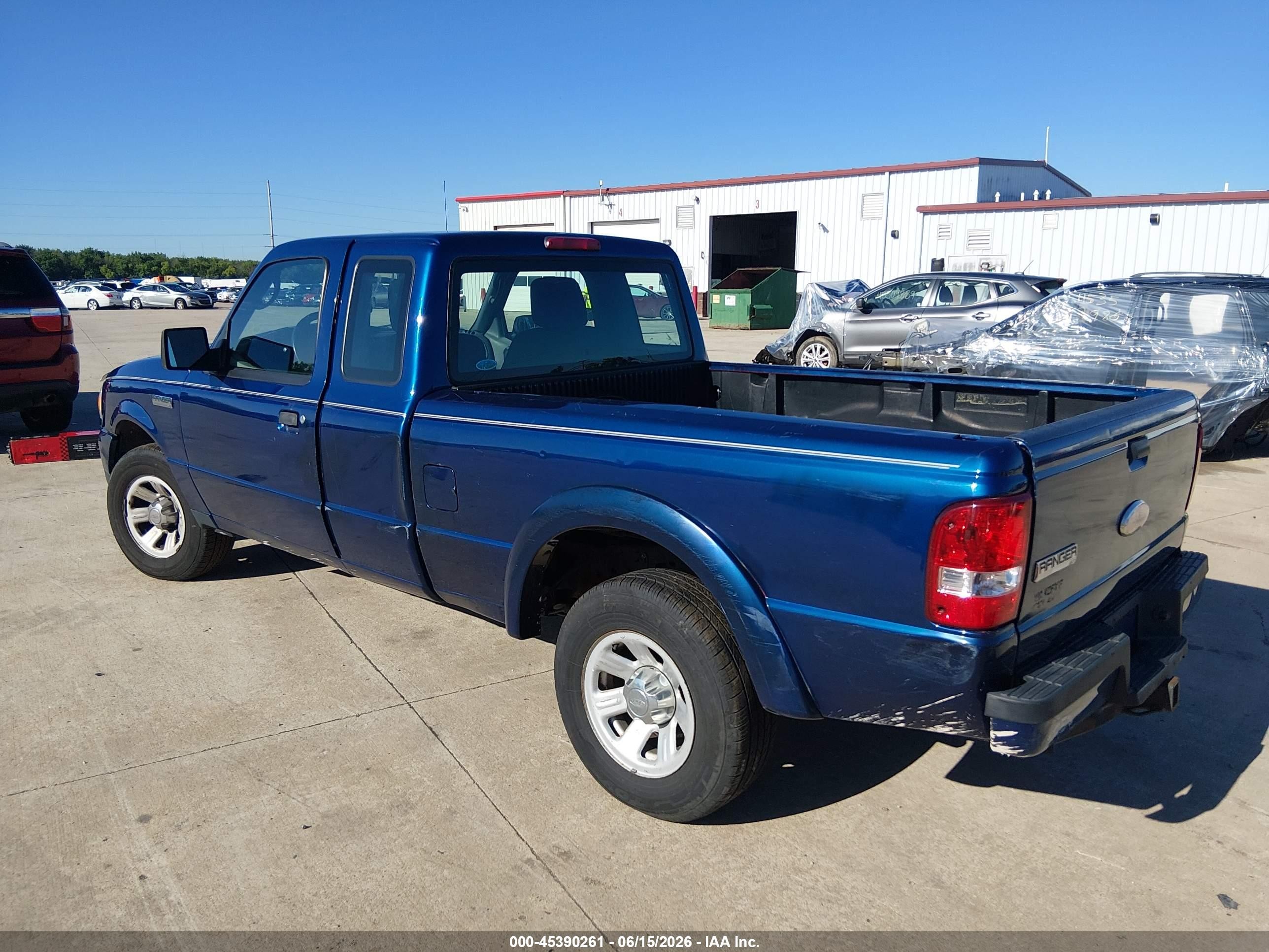 2011 Ford Ranger Xlt Blue vin: 1FTLR1EE5BPA92973
