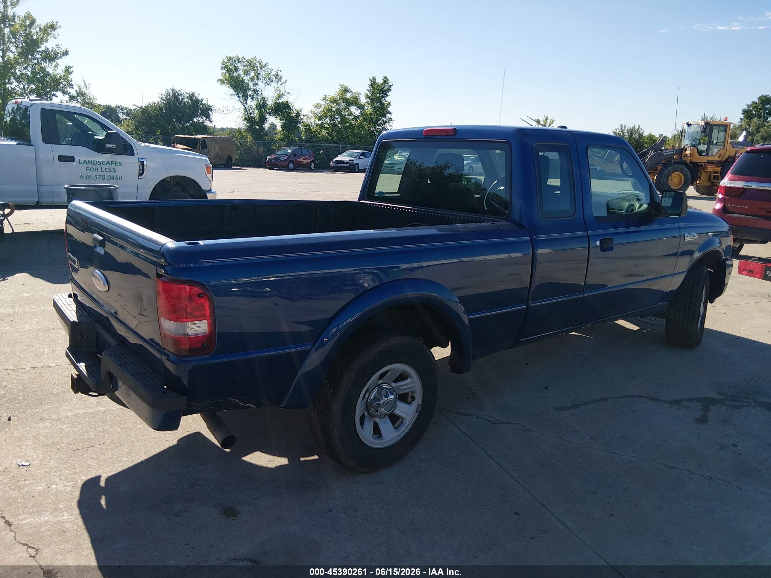2011 Ford Ranger Xlt Blue vin: 1FTLR1EE5BPA92973