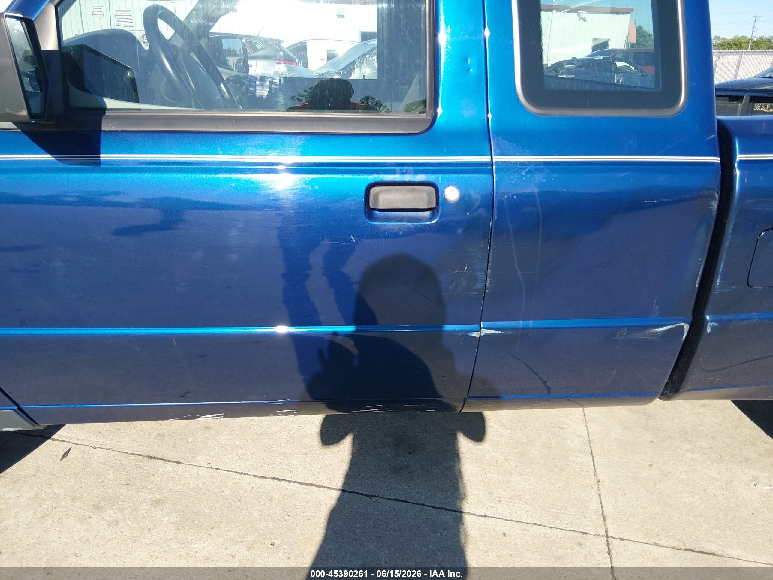 2011 Ford Ranger Xlt Blue vin: 1FTLR1EE5BPA92973