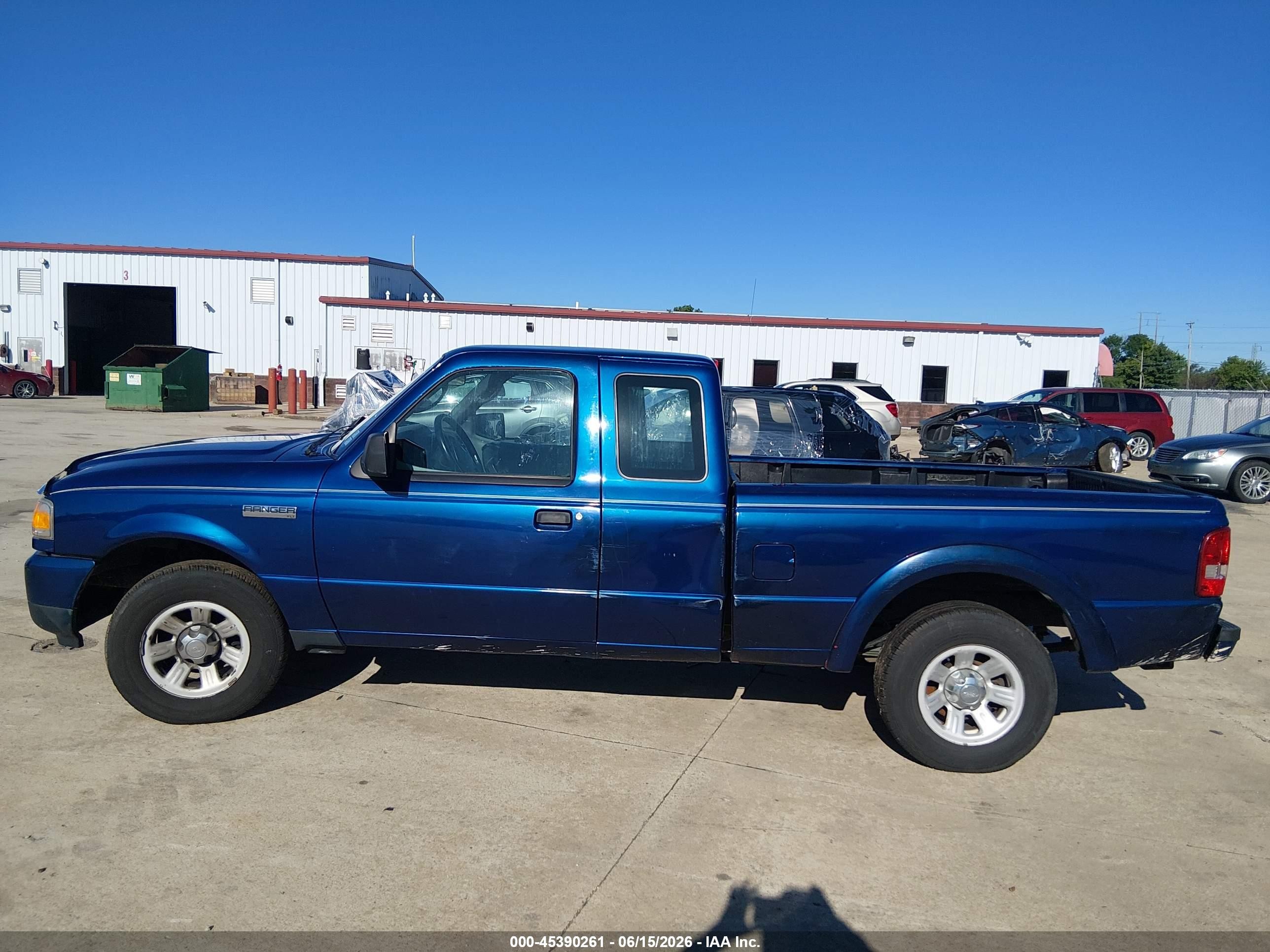 2011 Ford Ranger Xlt Blue vin: 1FTLR1EE5BPA92973
