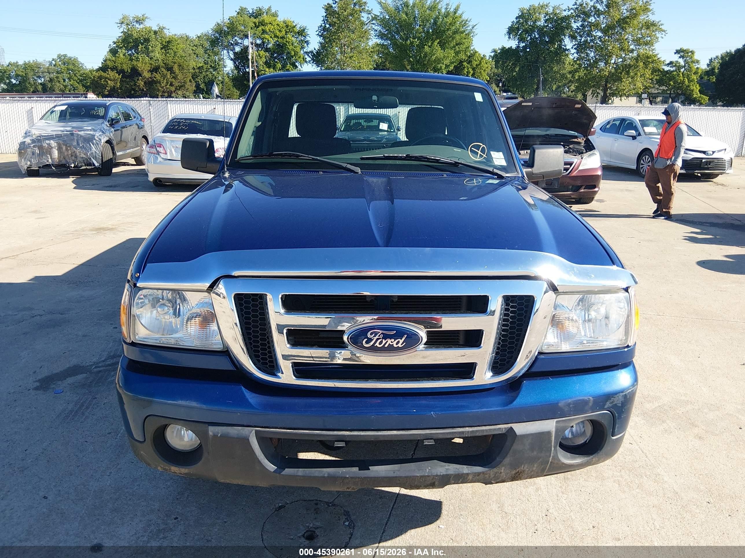2011 Ford Ranger Xlt Blue vin: 1FTLR1EE5BPA92973