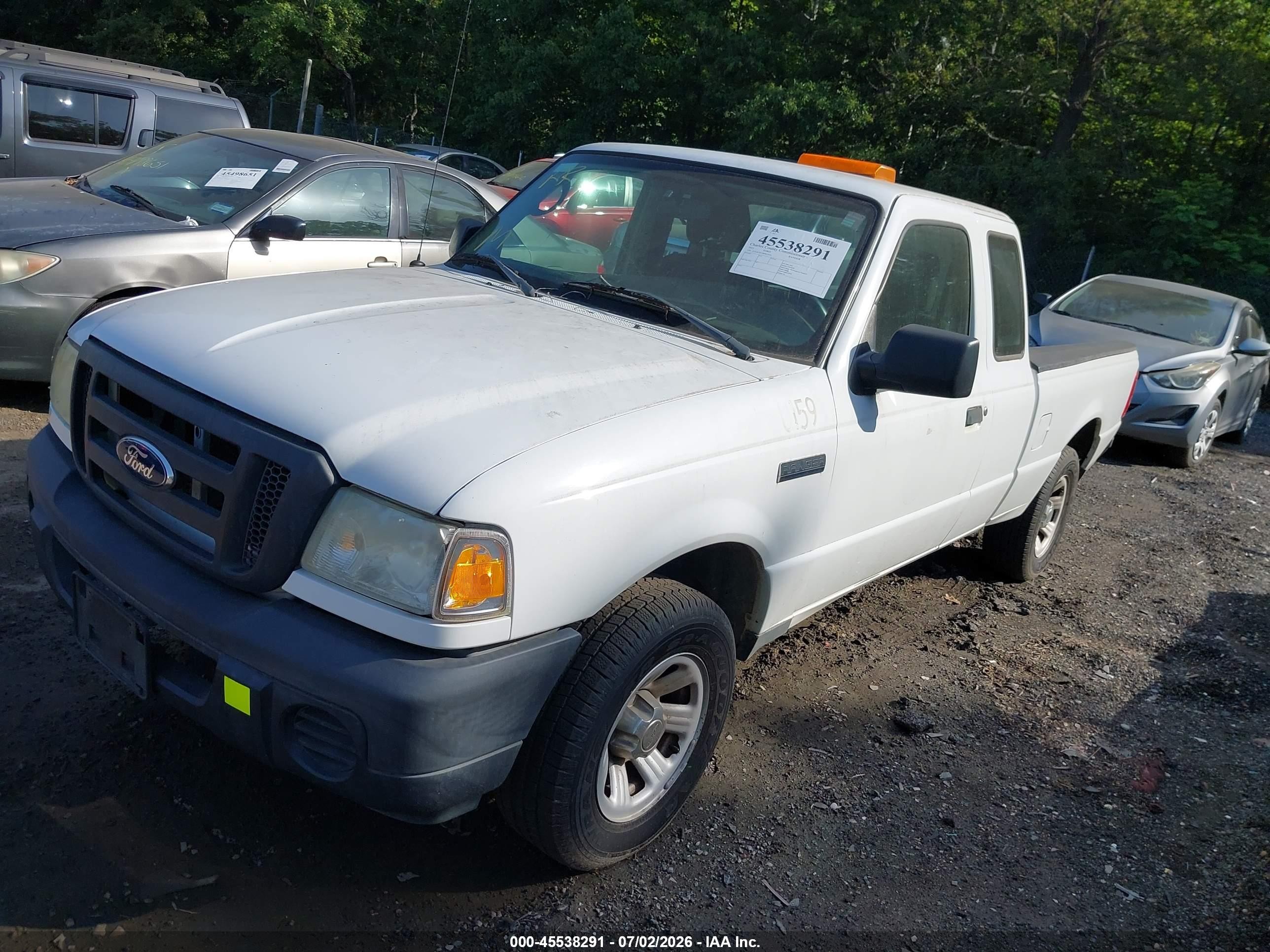 2011 Ford Ranger Sport/xl/xlt White vin: 1FTLR1EE7BPB17016