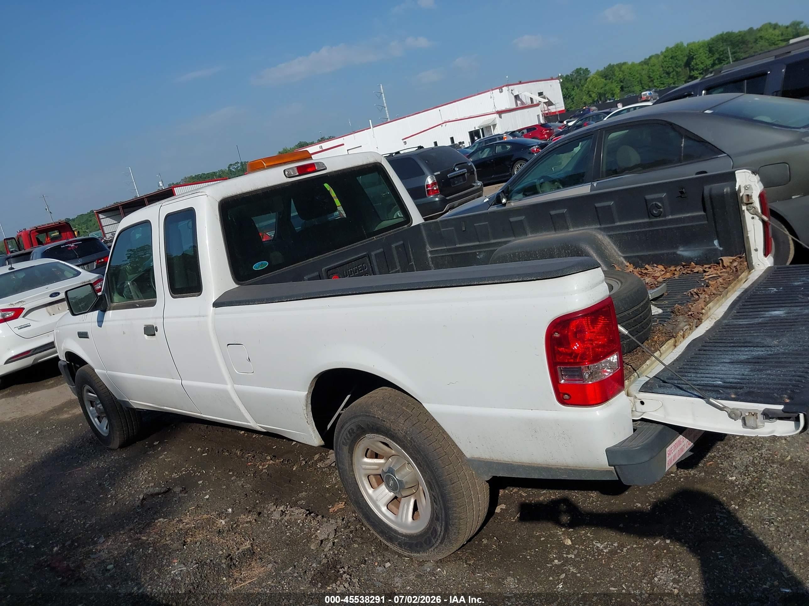 2011 Ford Ranger Sport/xl/xlt White vin: 1FTLR1EE7BPB17016