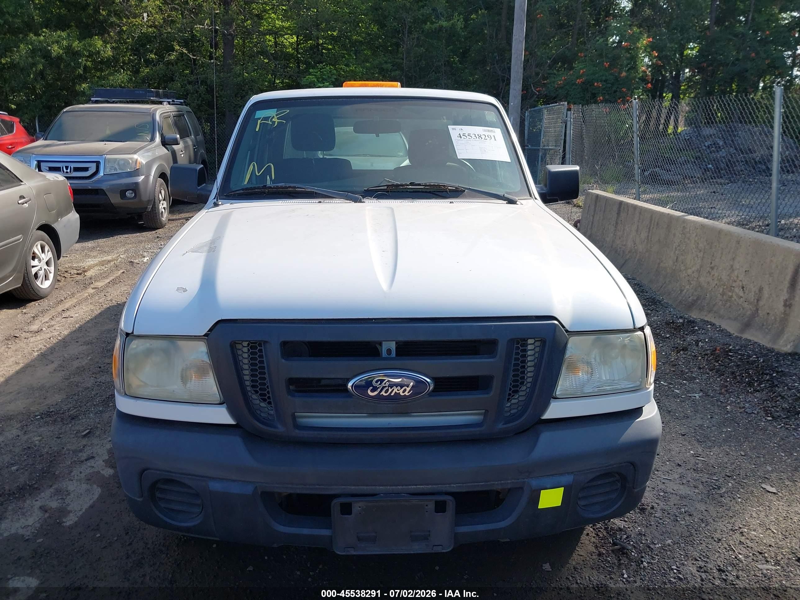 2011 Ford Ranger Sport/xl/xlt White vin: 1FTLR1EE7BPB17016