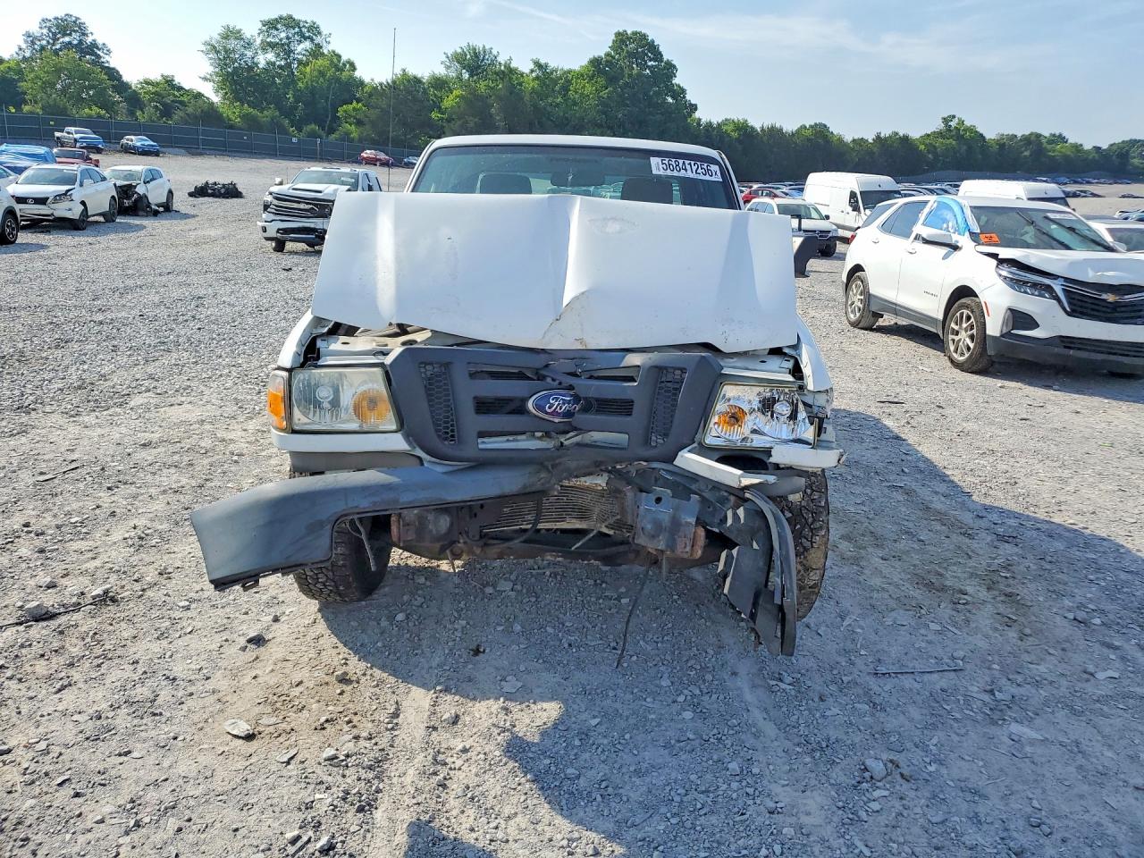 2011 Ford Ranger Super Cab White vin: 1FTLR1FE4BPA26090