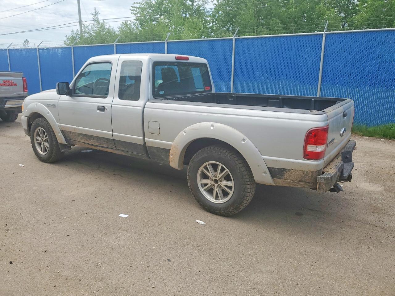 2010 Ford Ranger Super Cab Silver vin: 1FTLR4EE3APA20329