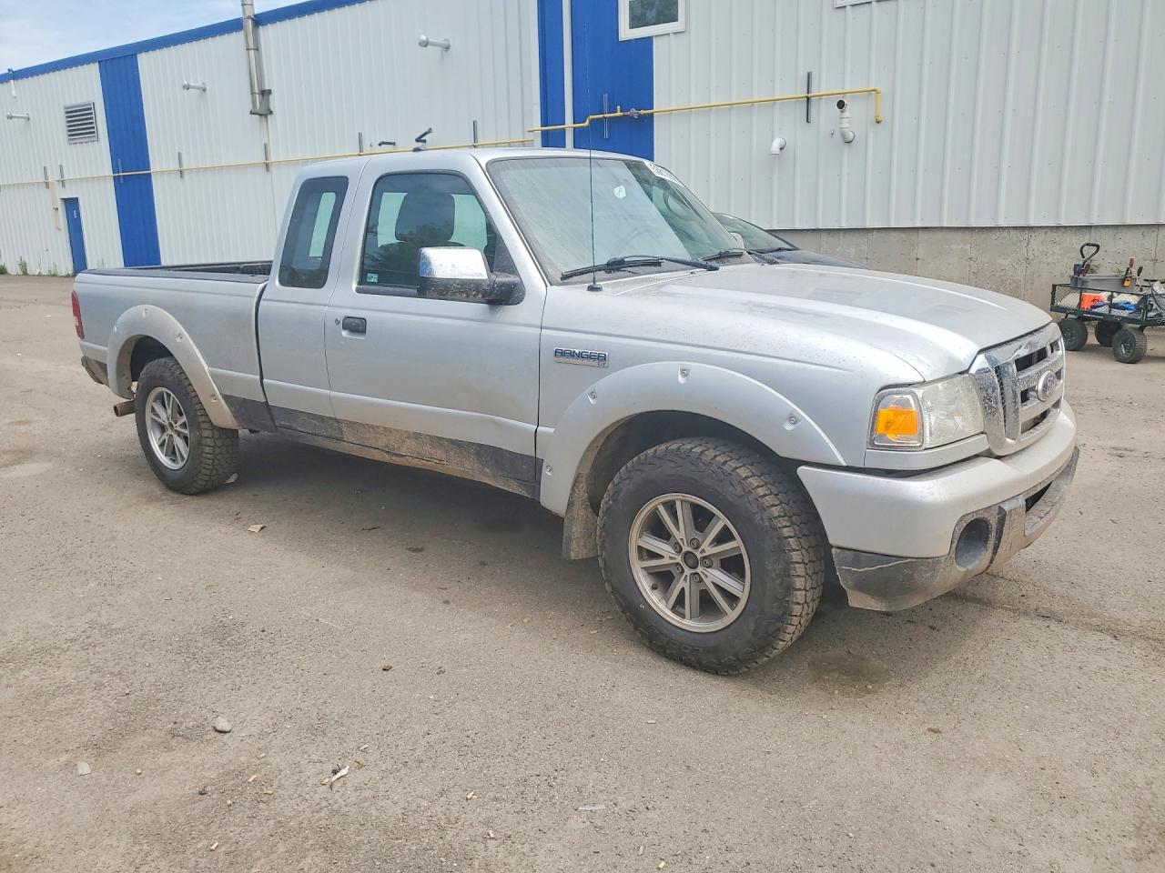 2010 Ford Ranger Super Cab Silver vin: 1FTLR4EE3APA20329