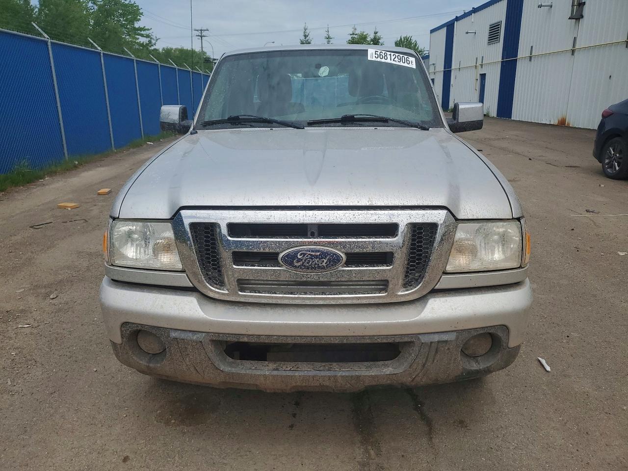 2010 Ford Ranger Super Cab Silver vin: 1FTLR4EE3APA20329