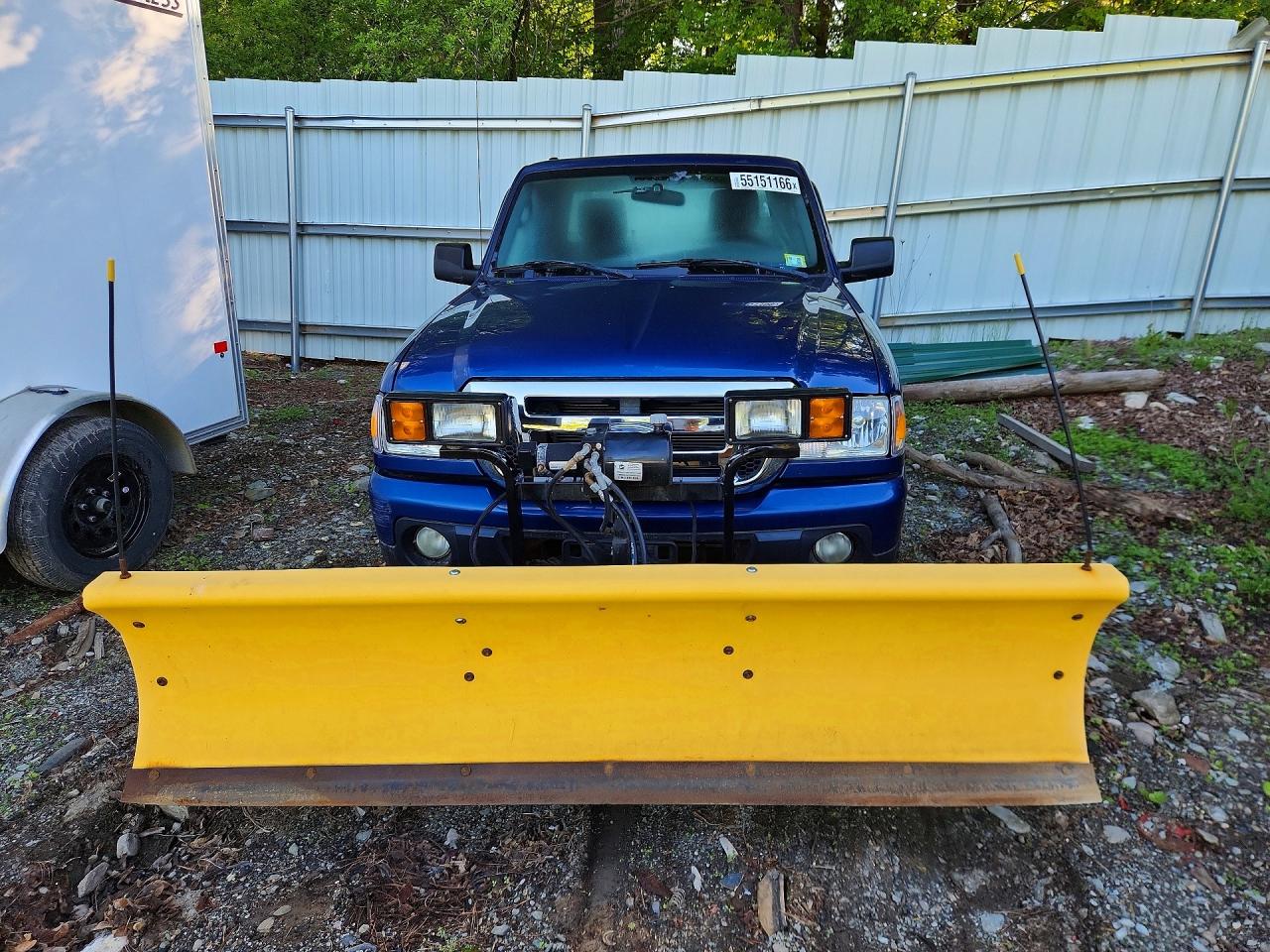 2010 Ford Ranger Super Cab Blue vin: 1FTLR4FE0APA08847