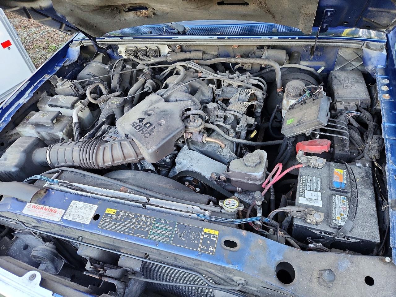 2010 Ford Ranger Super Cab Blue vin: 1FTLR4FE0APA08847