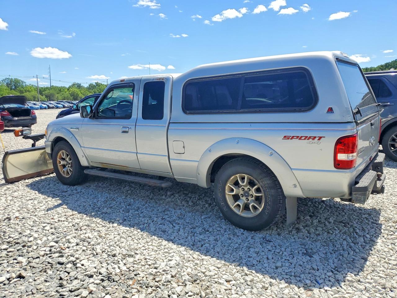 2010 Ford Ranger Super Cab Silver vin: 1FTLR4FE0APA09660