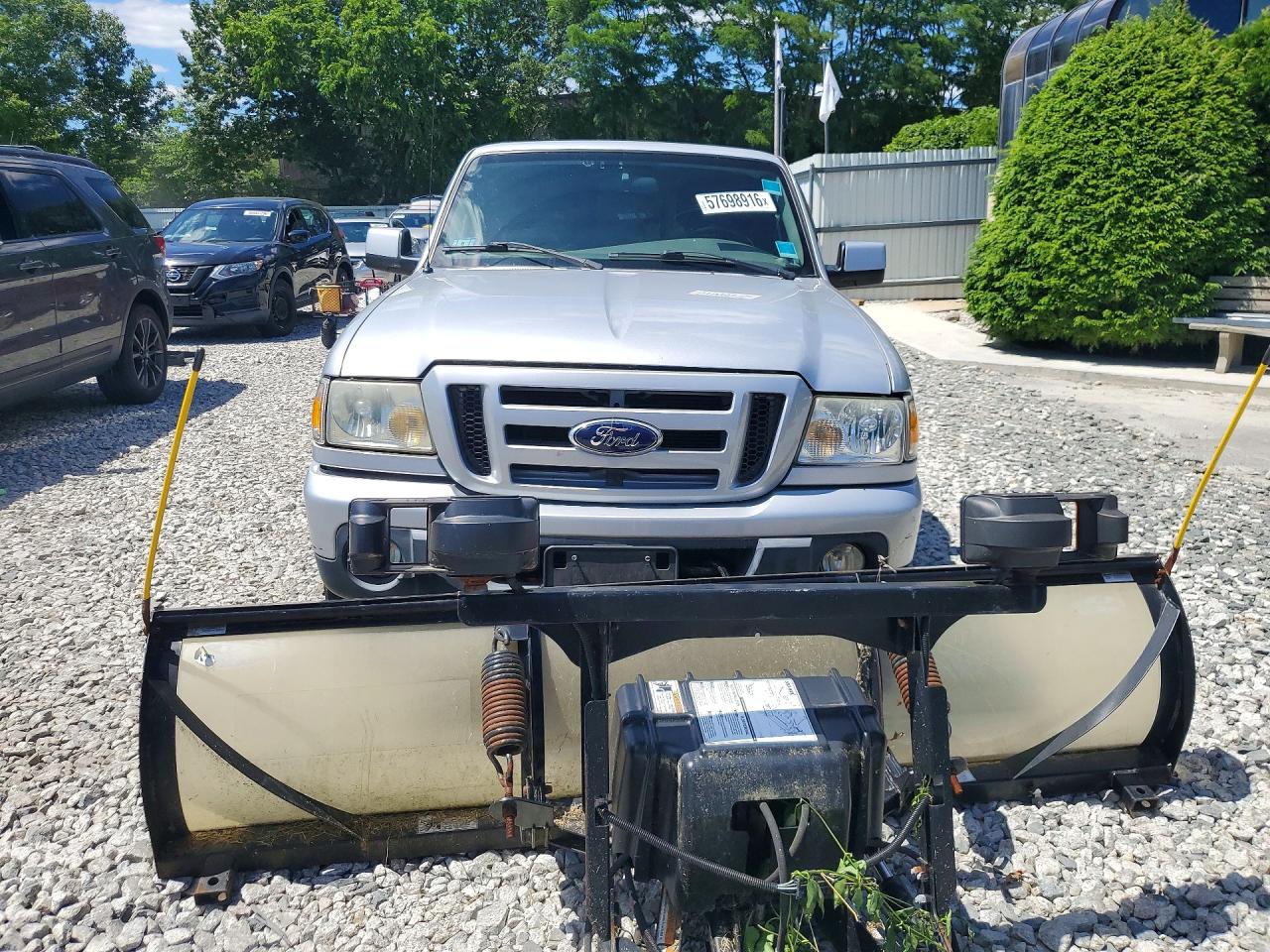 2010 Ford Ranger Super Cab Silver vin: 1FTLR4FE0APA09660