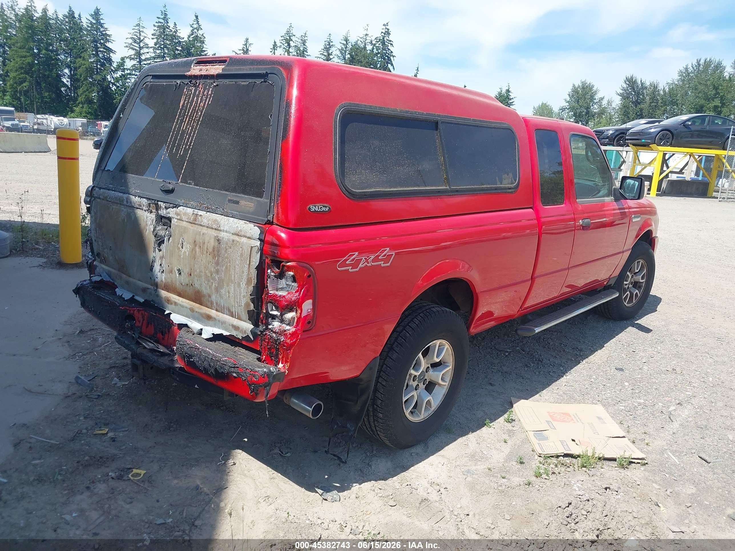 2010 Ford Ranger Sport/xlt Red vin: 1FTLR4FE0APA19413