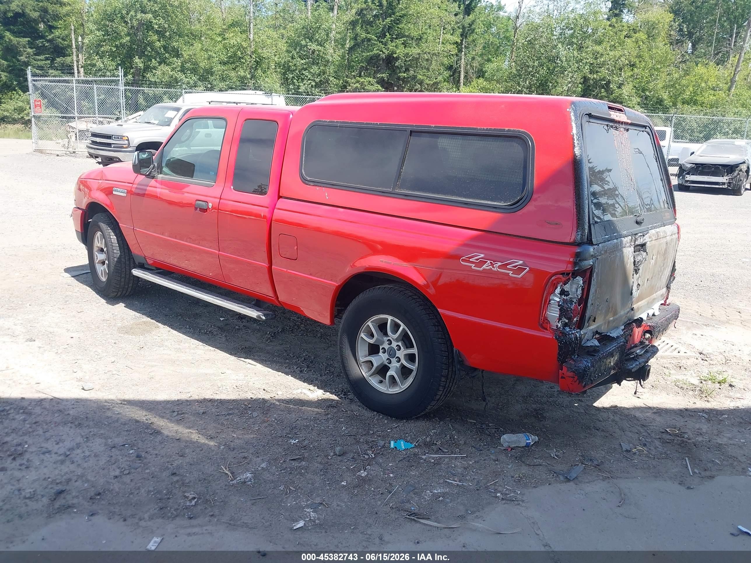 2010 Ford Ranger Sport/xlt Red vin: 1FTLR4FE0APA19413