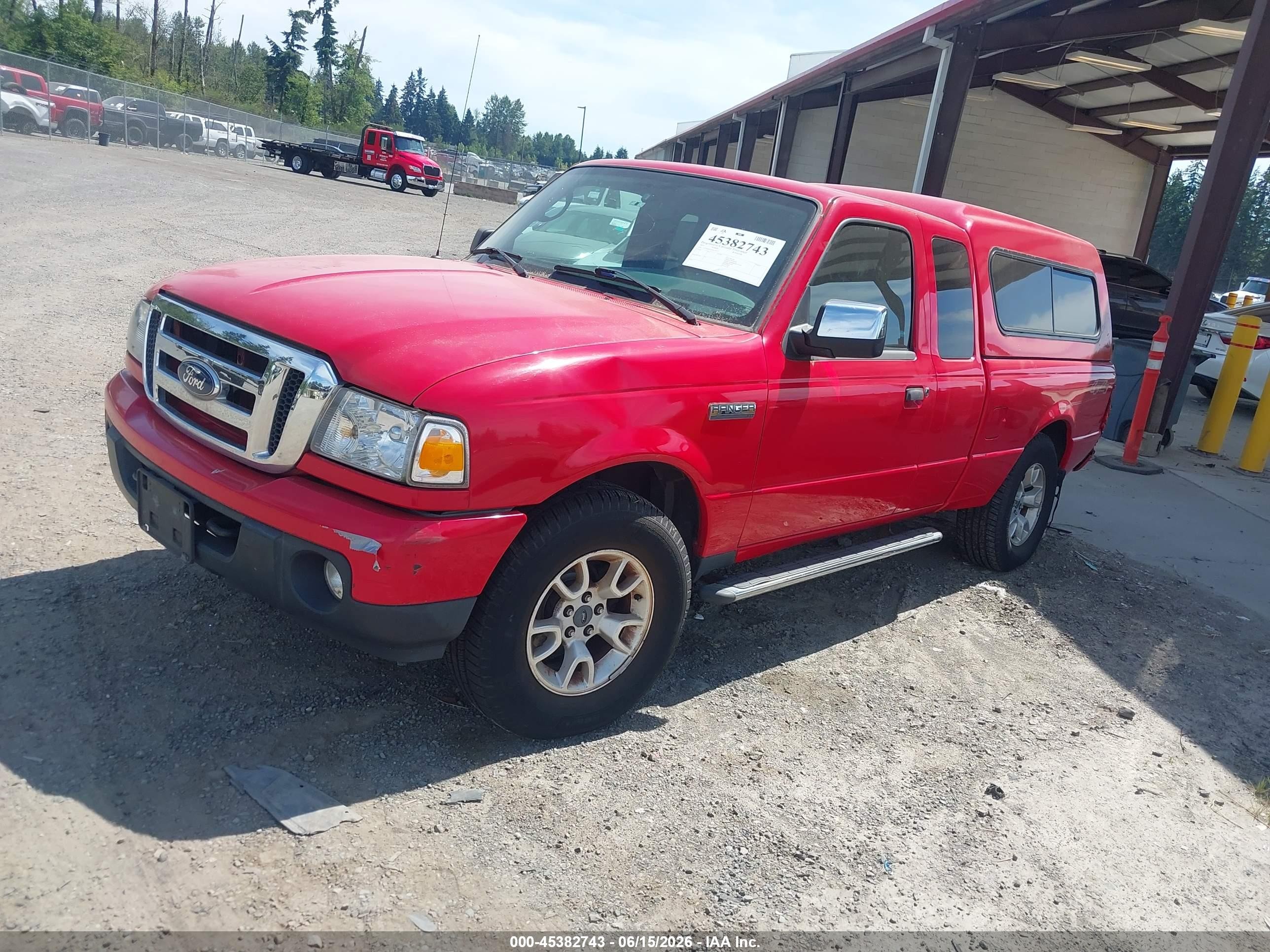 2010 Ford Ranger Sport/xlt Red vin: 1FTLR4FE0APA19413